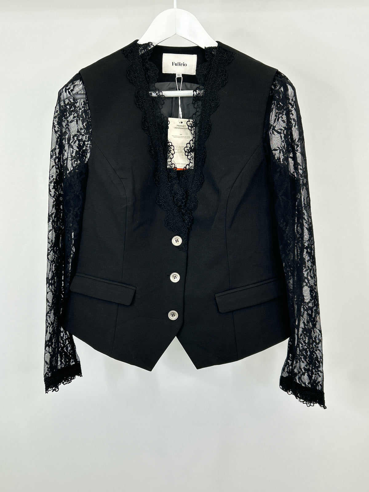 FuTario Size XL Black Women Blazer NWT