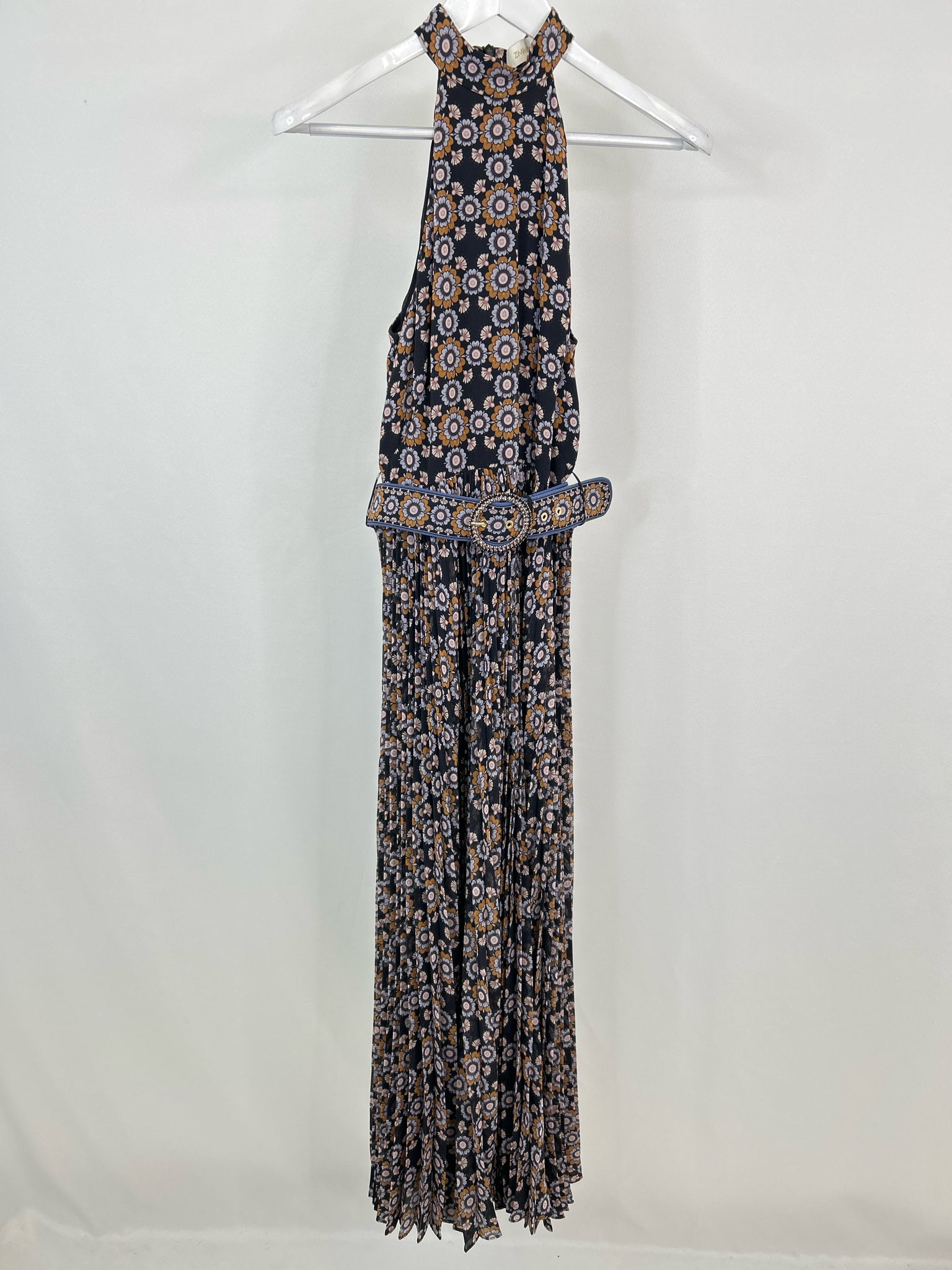 ZIMMERMANN Size 0 Navy Print Women Dress