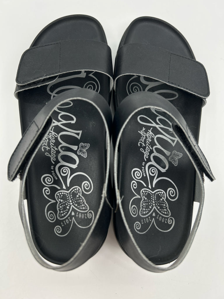 ALEGRIA EU Size 38 US Size 8-8.5 Black Women's Sandal