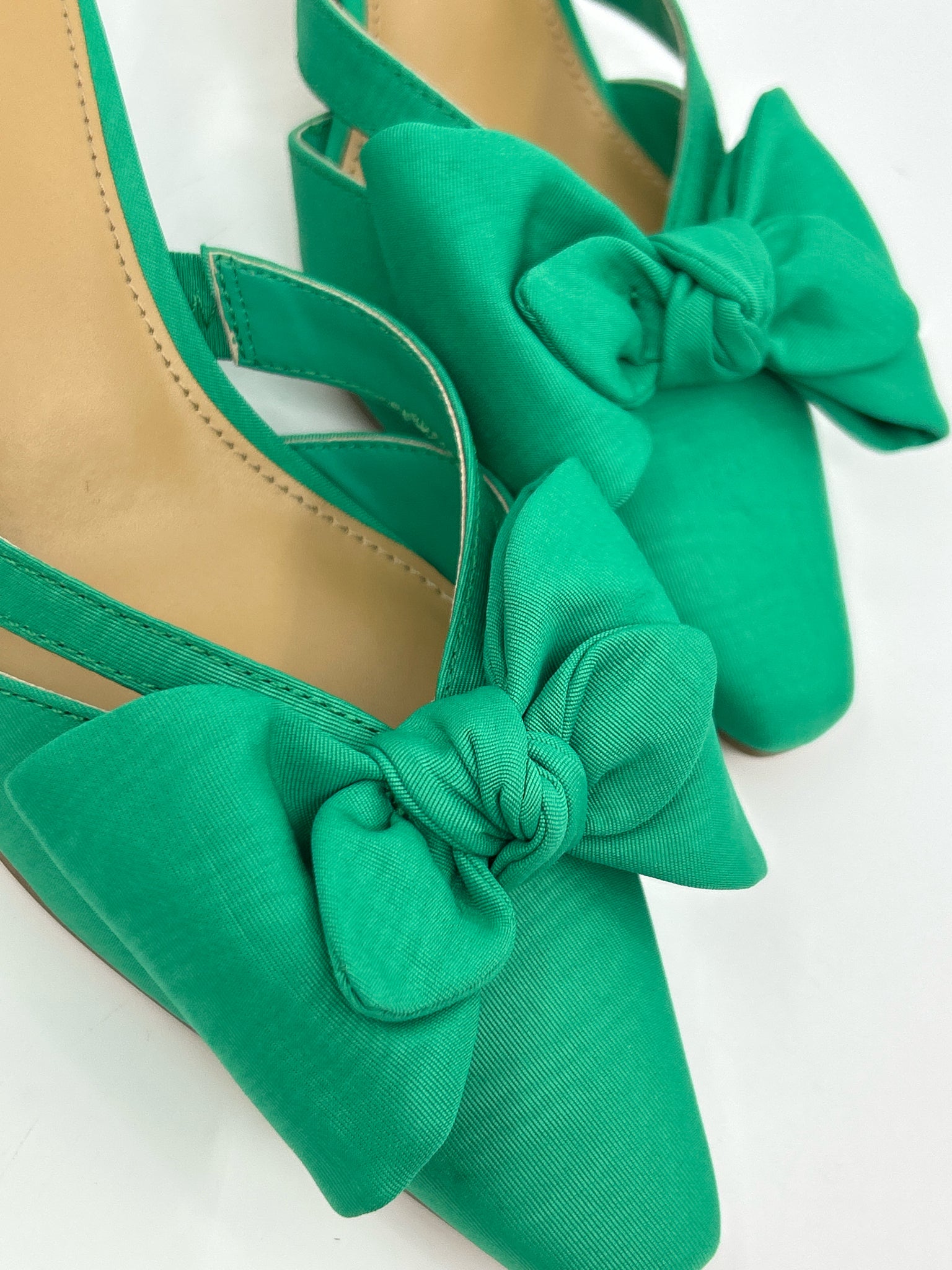 J. CREW Size 6.5 Green Women Pumps NIB