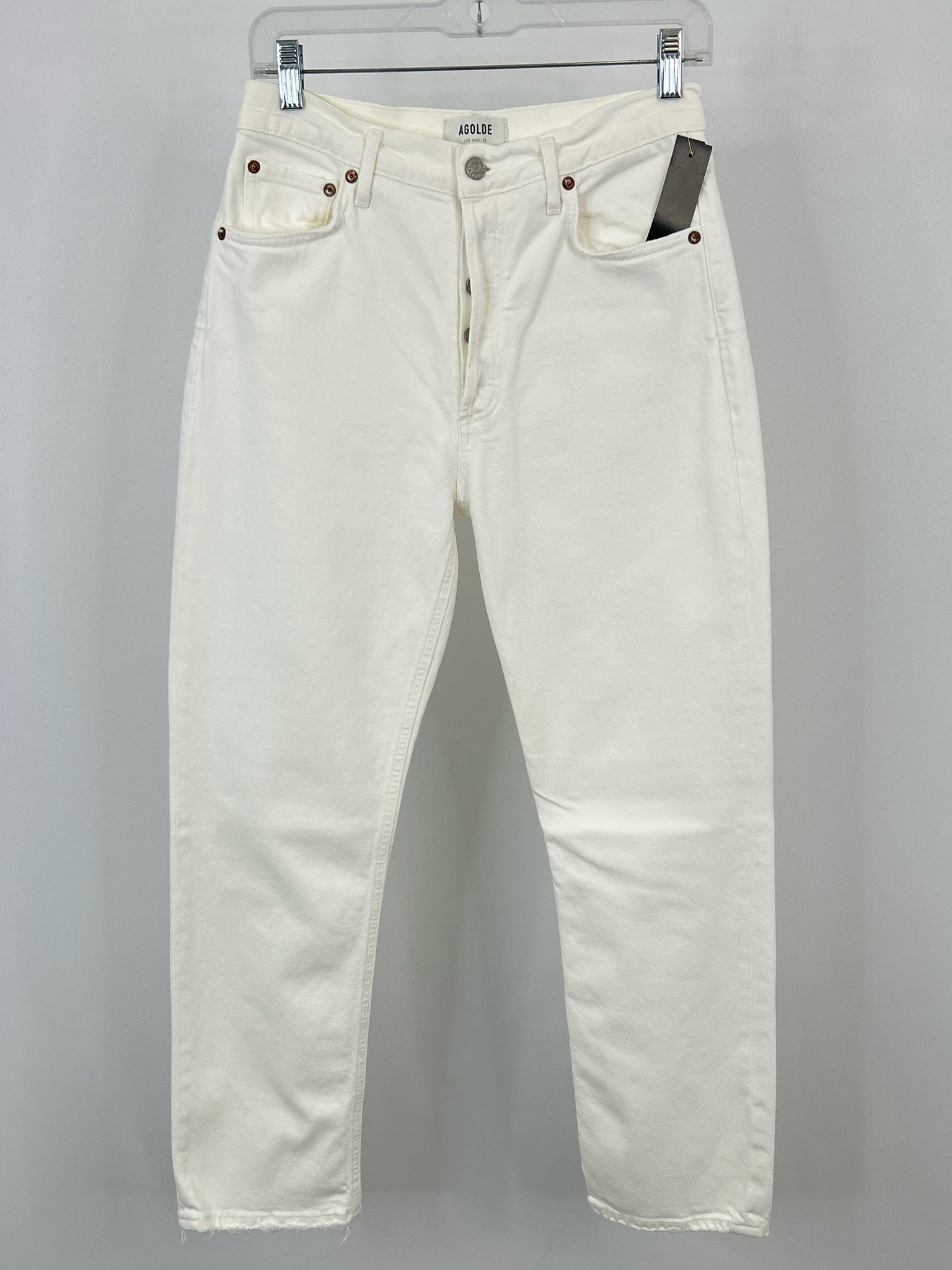 AGOLDE Size 28/6 white denim Women jeans