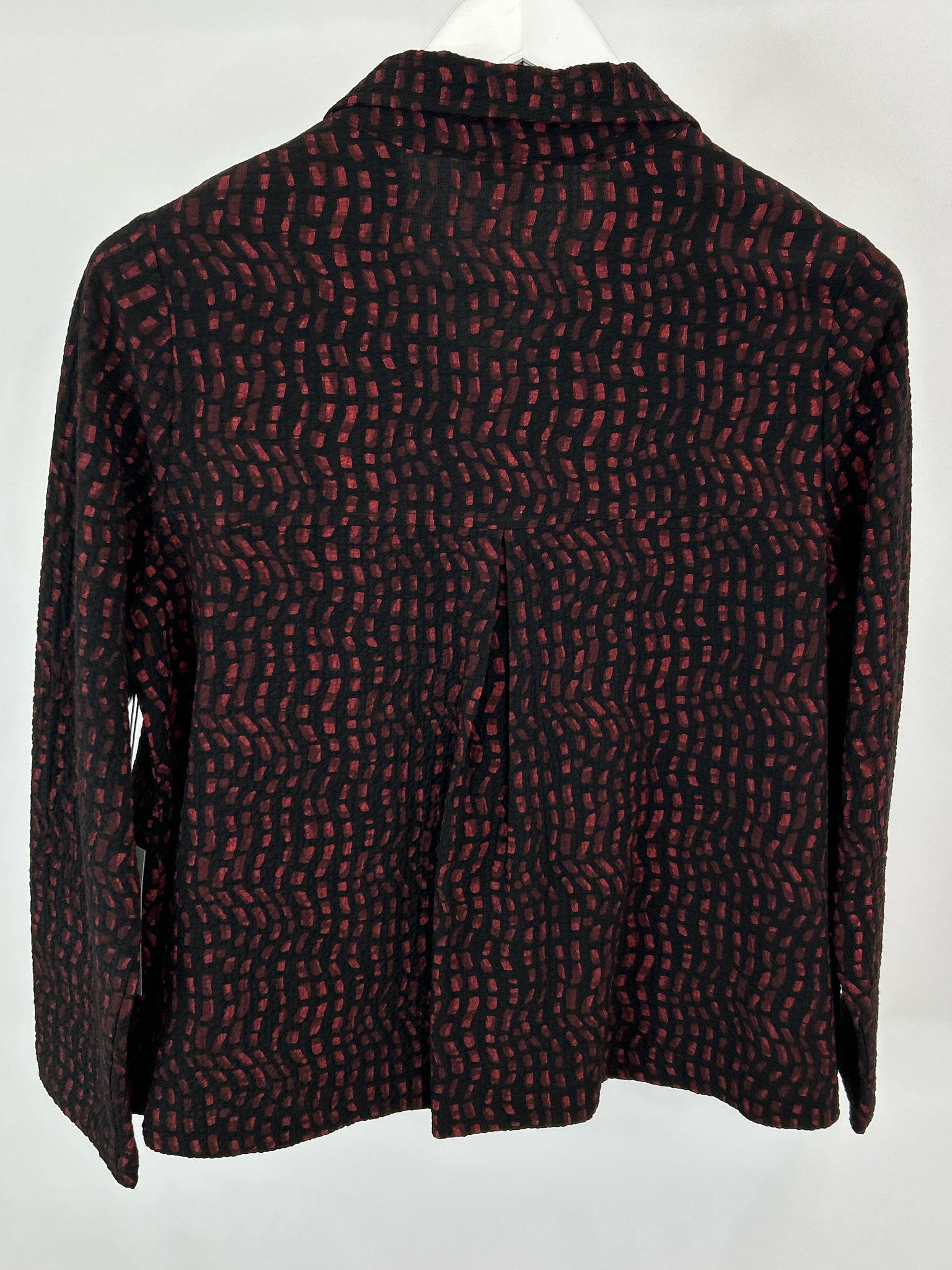 HABITAT Size S Wine and Black Women Jacket NWT