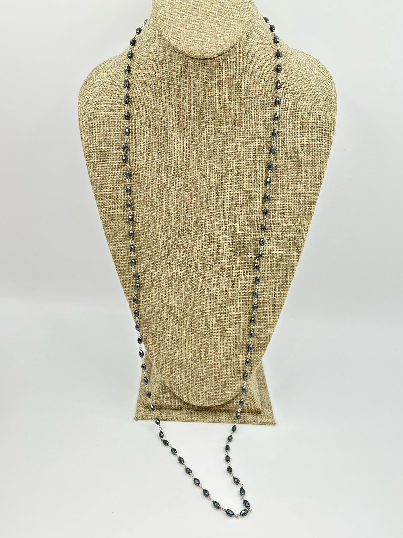 CHAN LUU Black & Silver Necklace