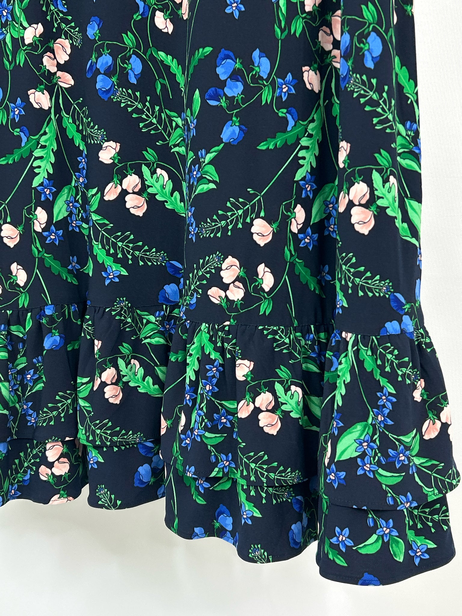 TOMMY HILFIGER Size 18W NAVY FLORAL Women Dress
