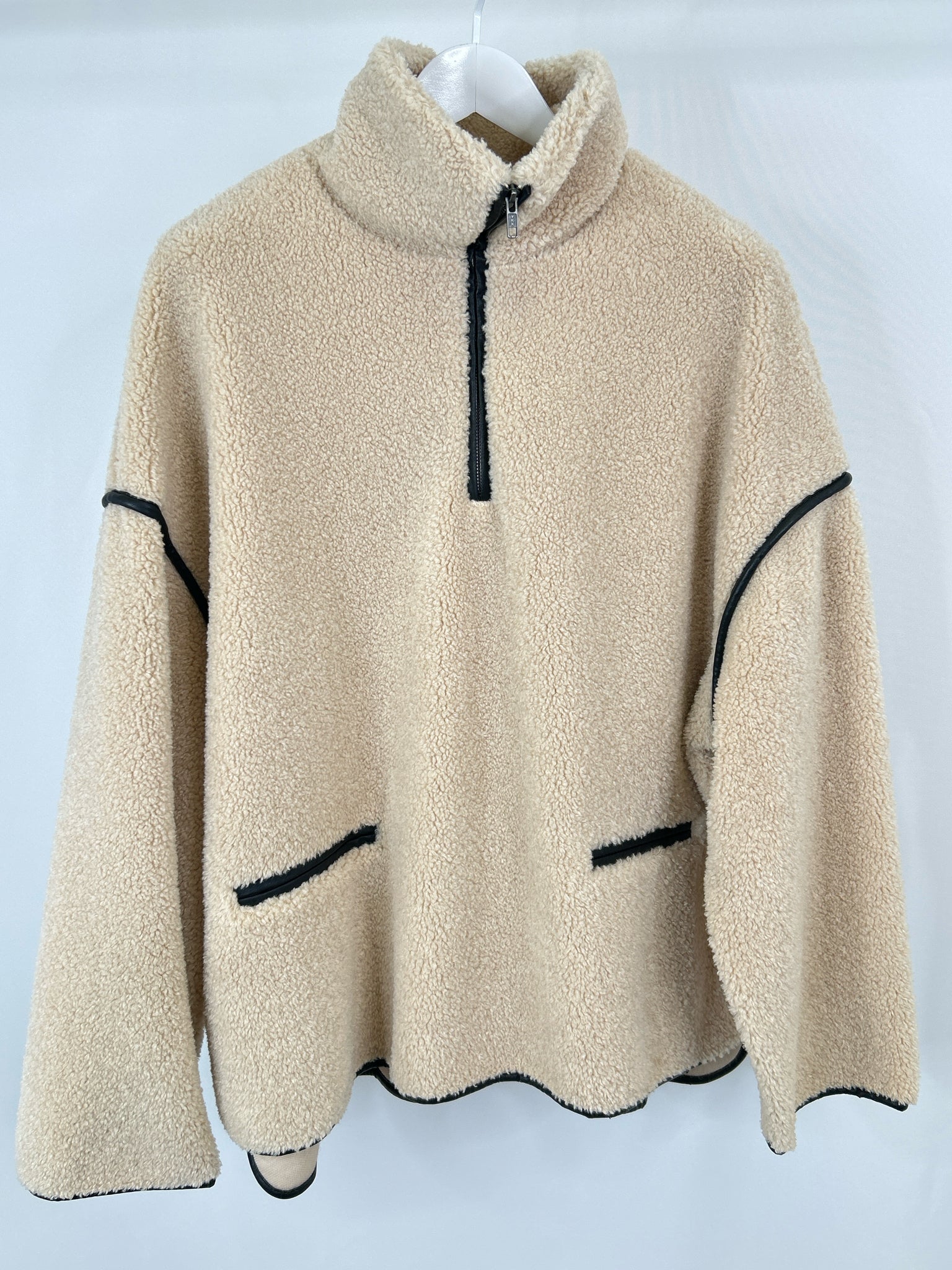 TUCKERNUCK Size XL Beige Women Pullover