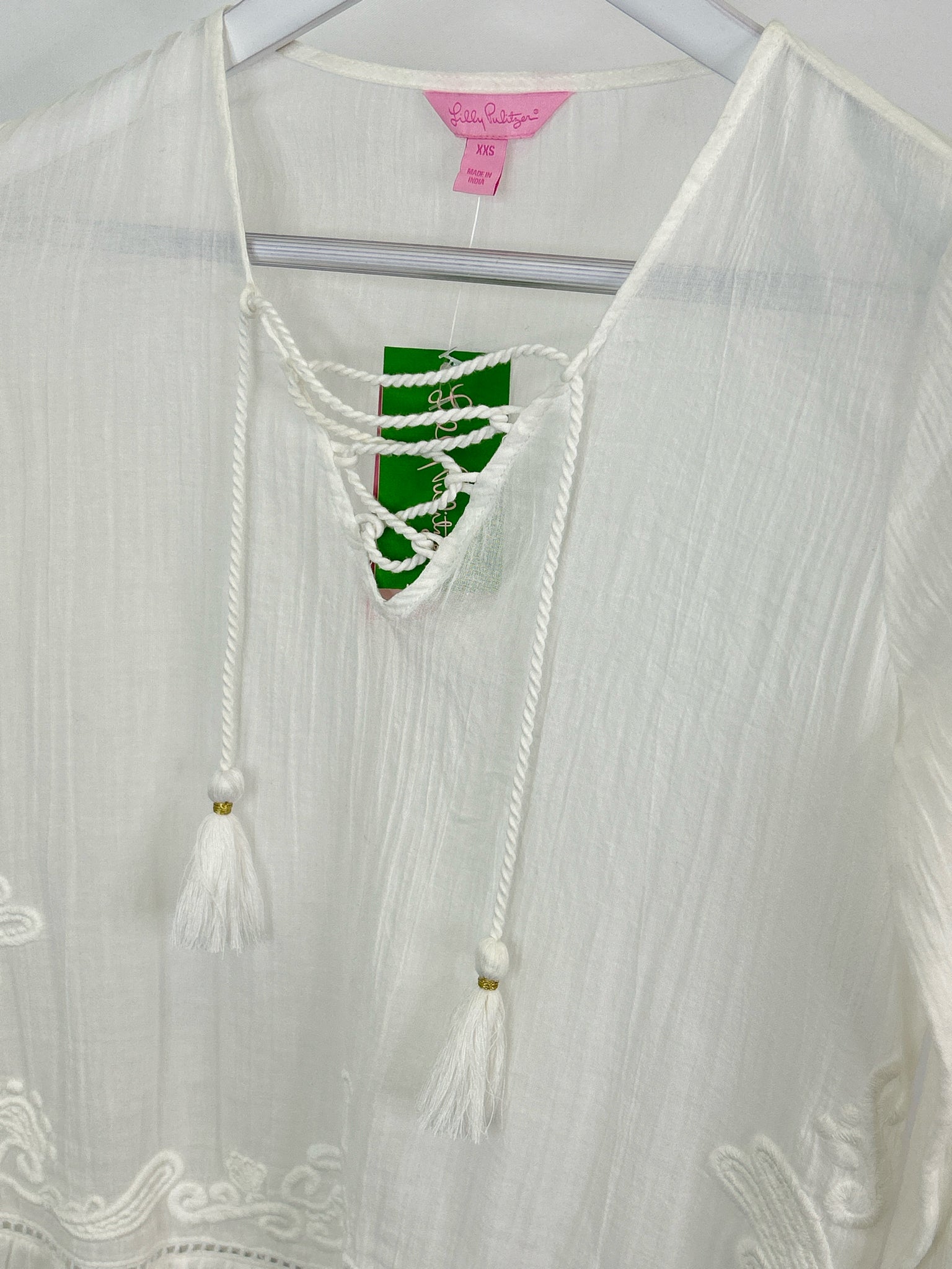 LILLY PULITZER Size XXS White Women Tunic NWT