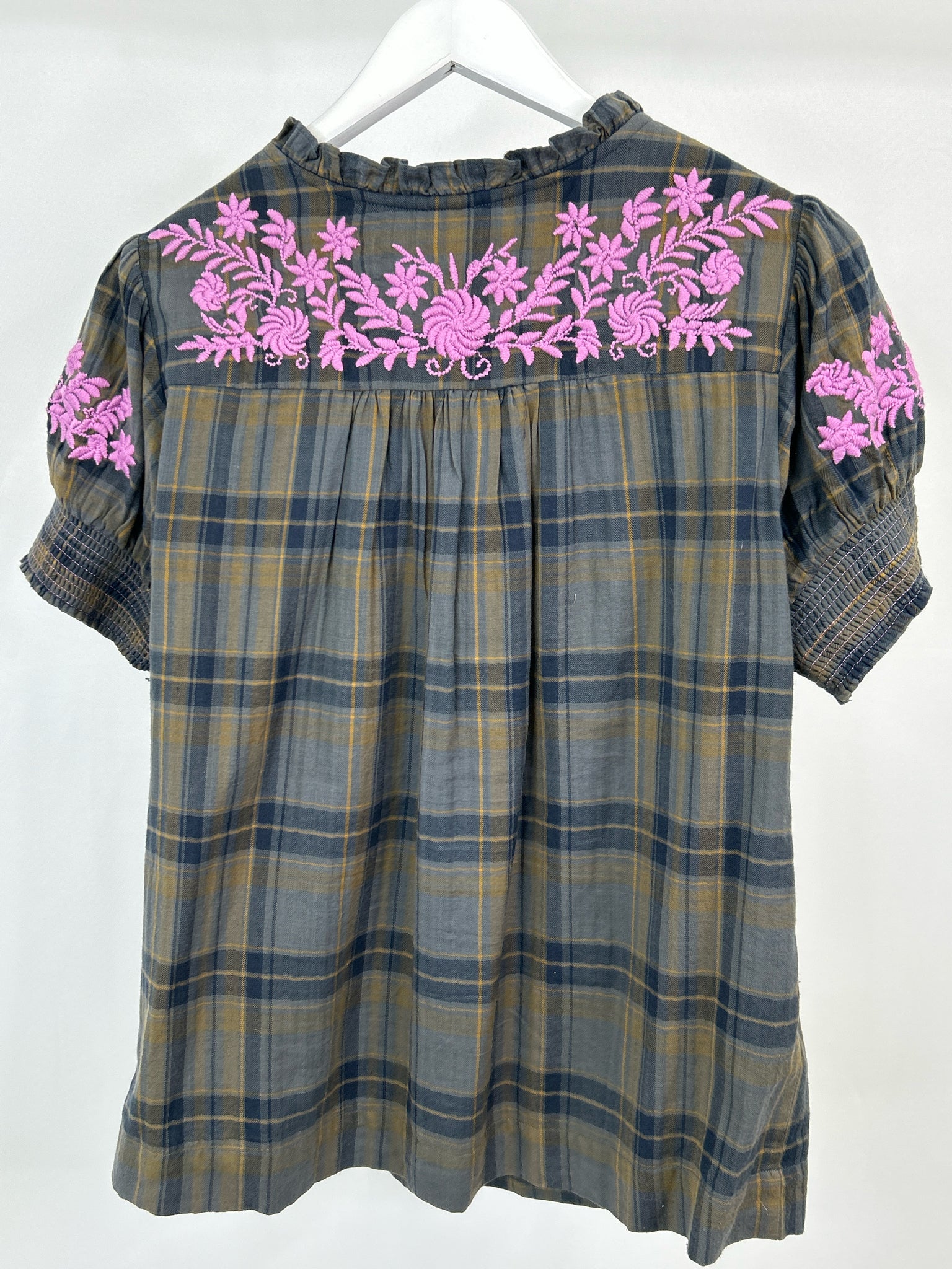 Sister Mary Size XS Navy and yellow Women Top