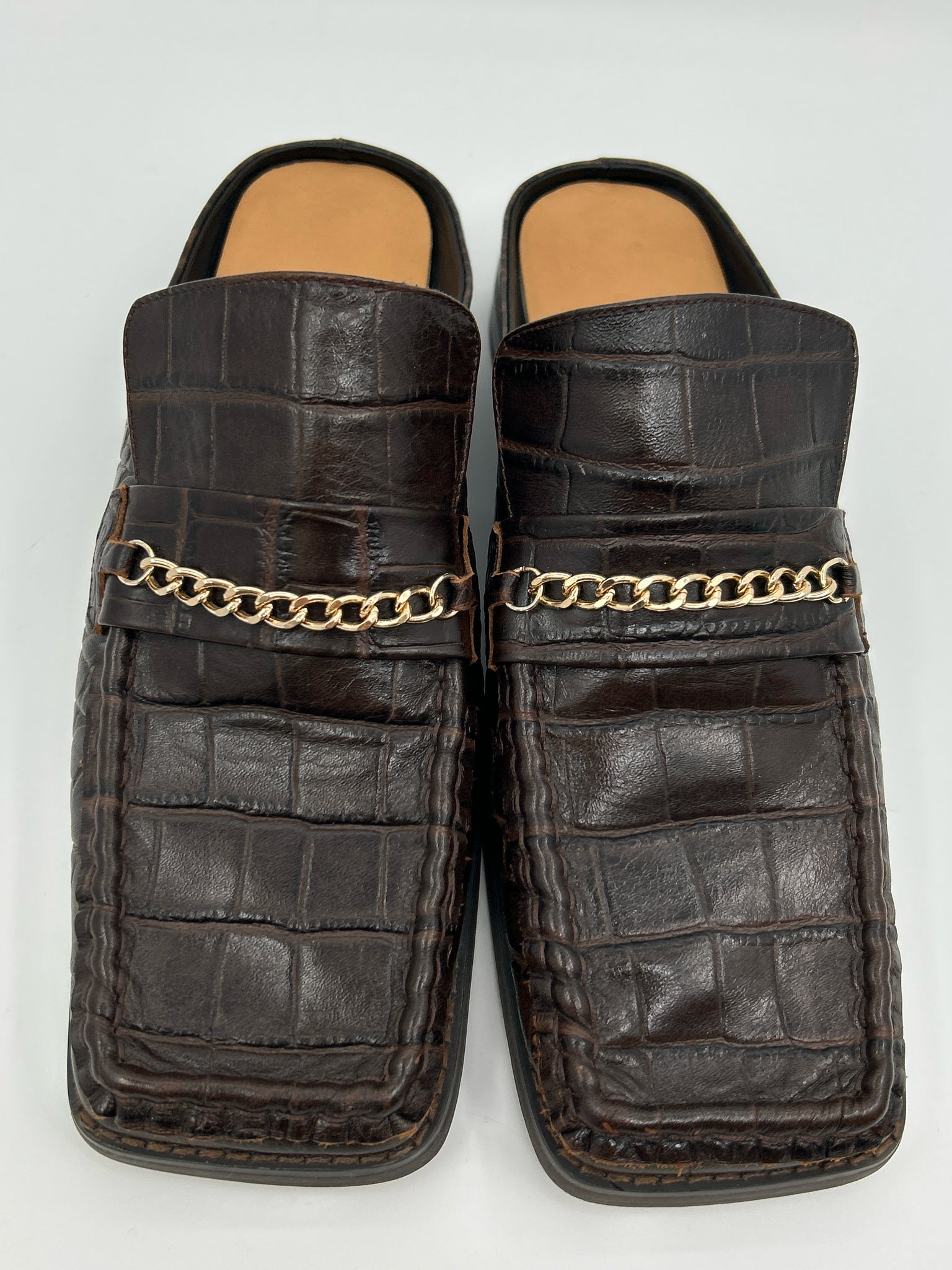 OUBIMAN Size 9/10 Brown Women Flats