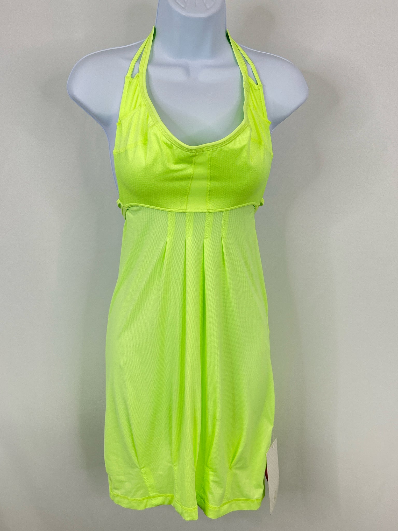 LULULEMON Size 8 NEON LIME Women Workout Top