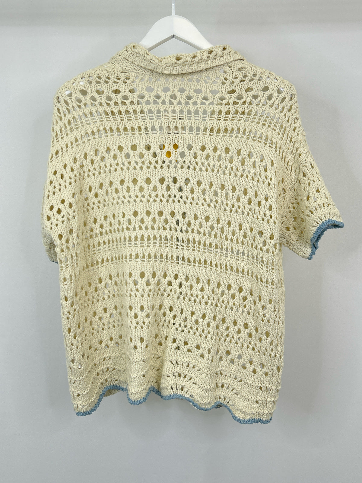 FREE PEOPLE Size L Cream Women Cardigan