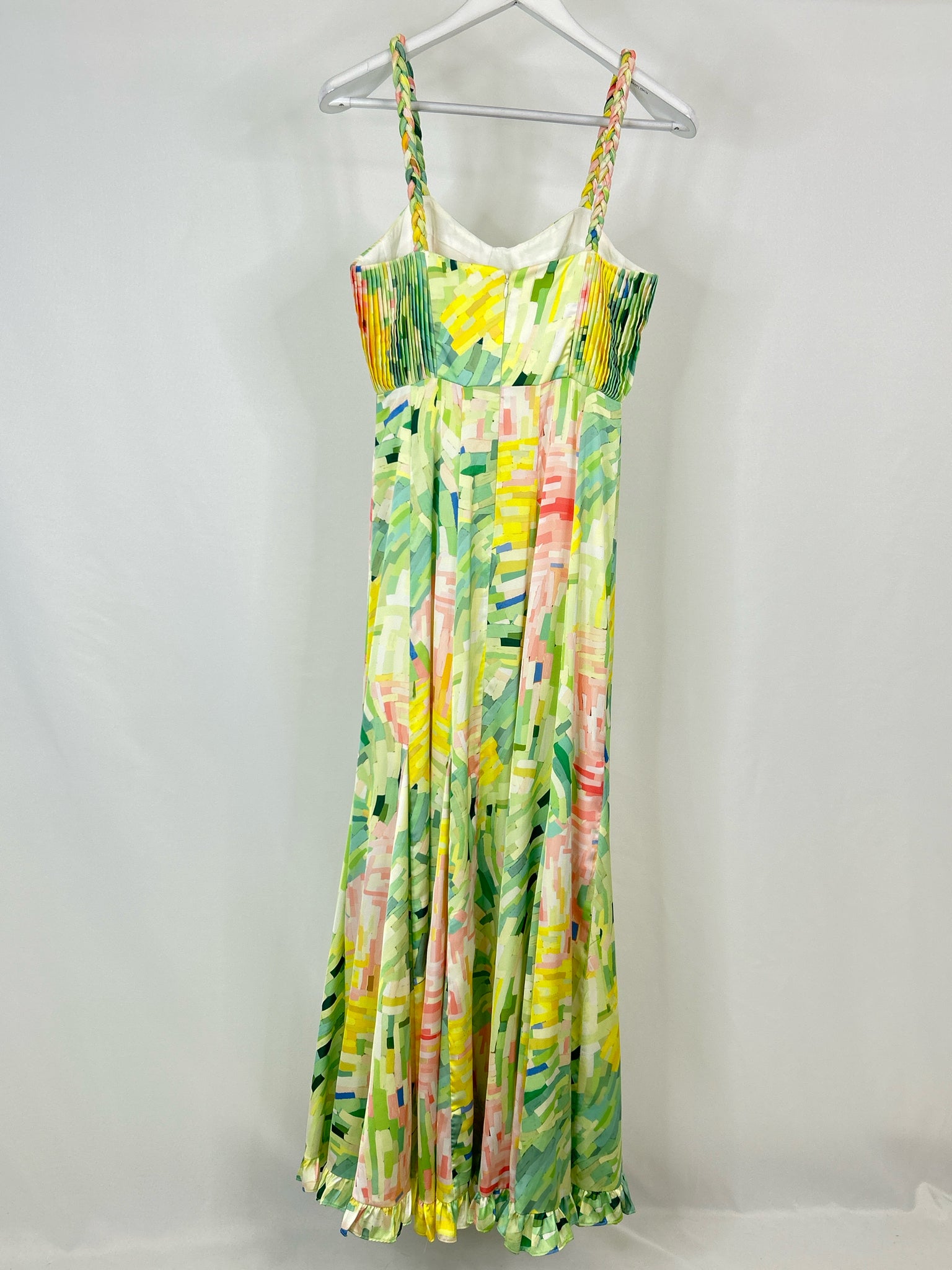 HUTCH Size S Green Print Women Dress