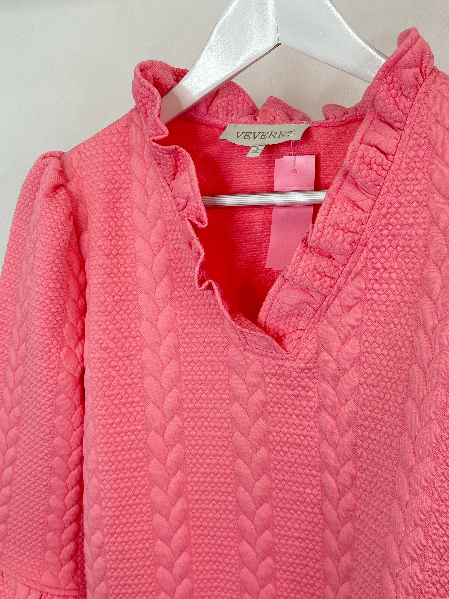 VEVERET Size S Pink Women 2-Piece w/pants