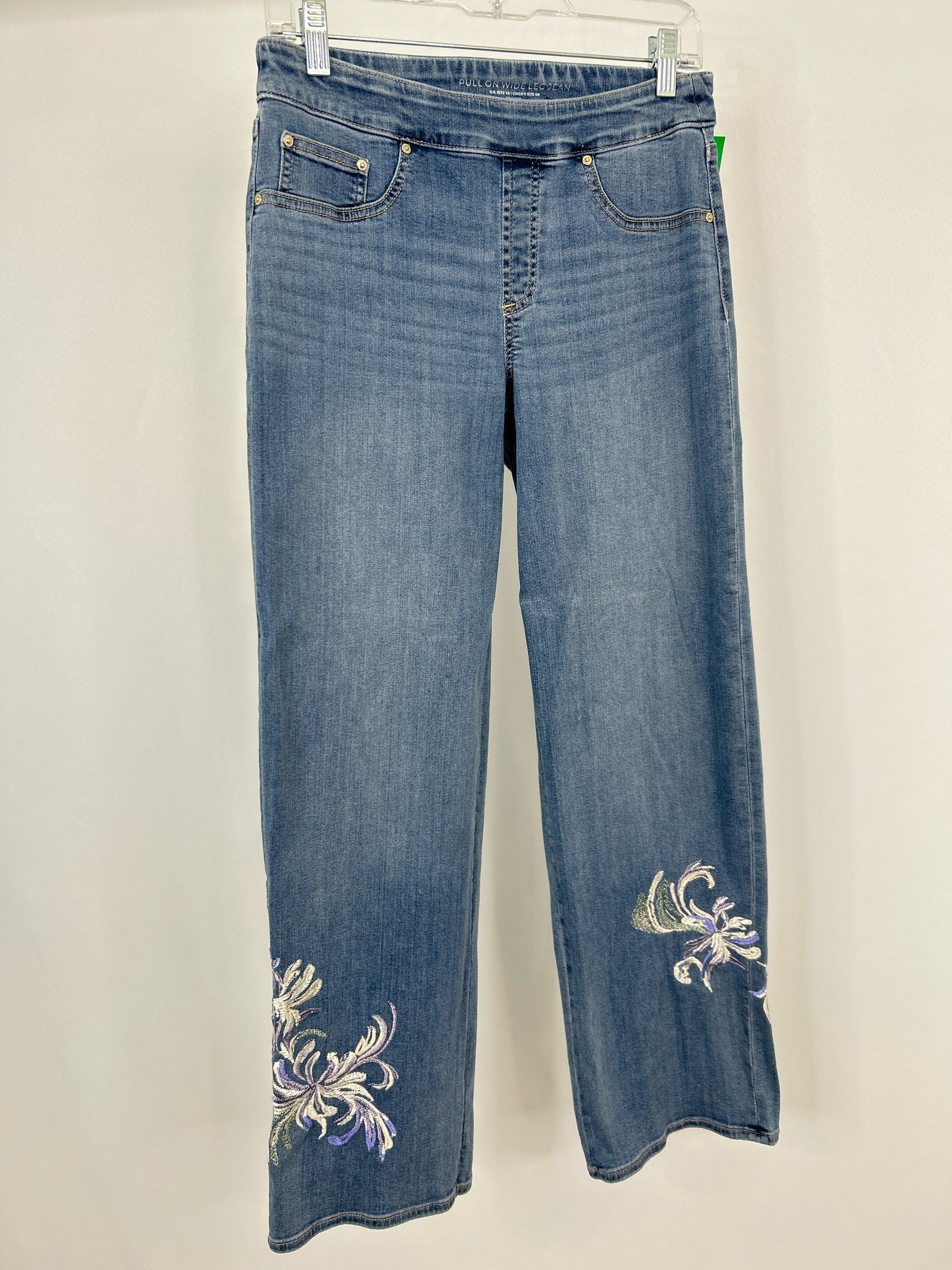 CHICO'S Size 4R BLUE DENIM Women jeans