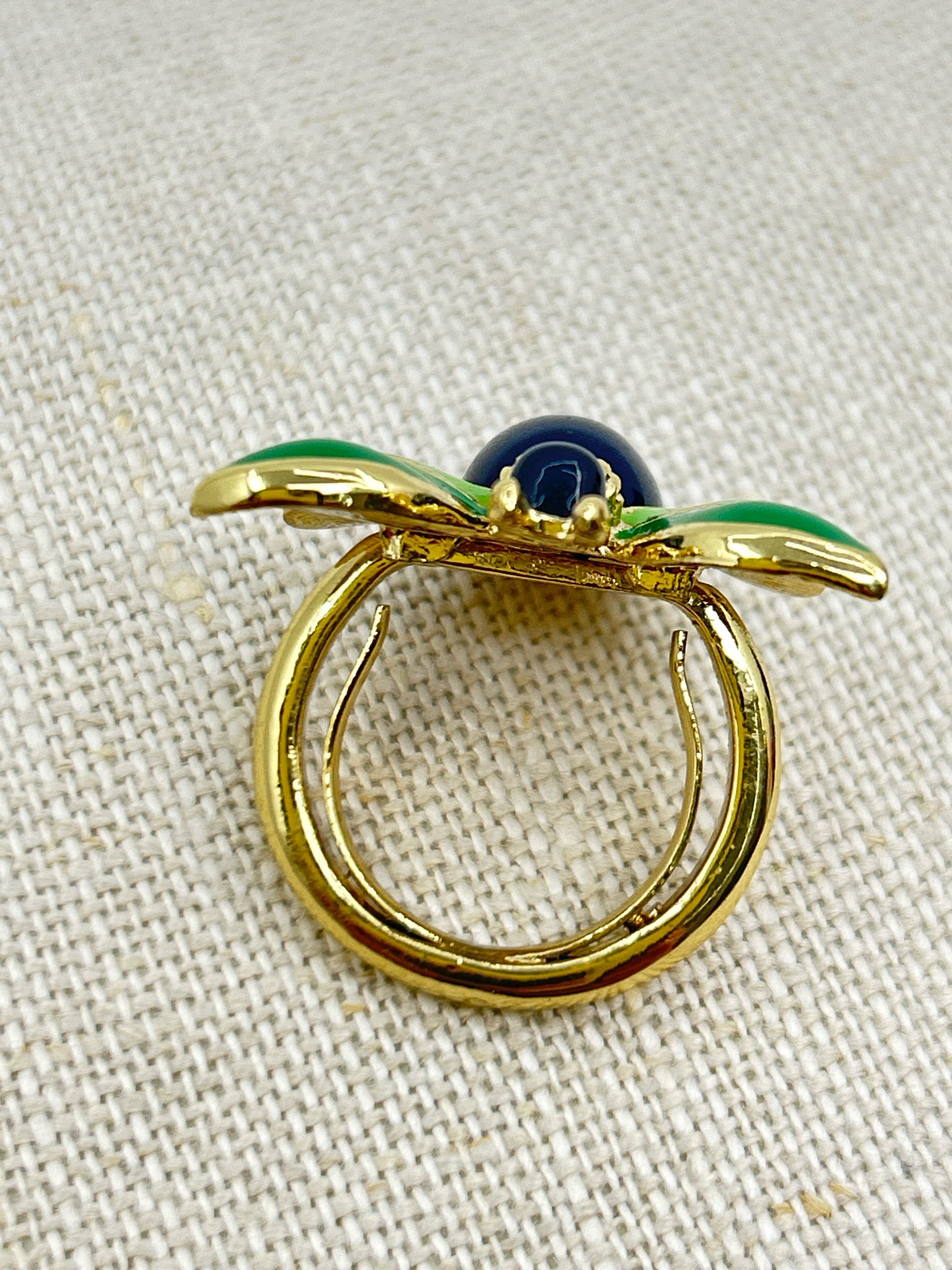LILLY PULITZER Gold & Green Ring