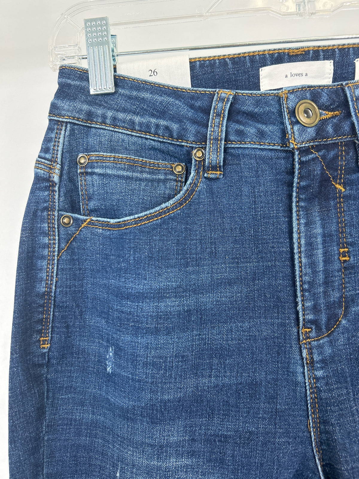 A LOVES A Size 26/2 Blue Denim Women Jeans NWT