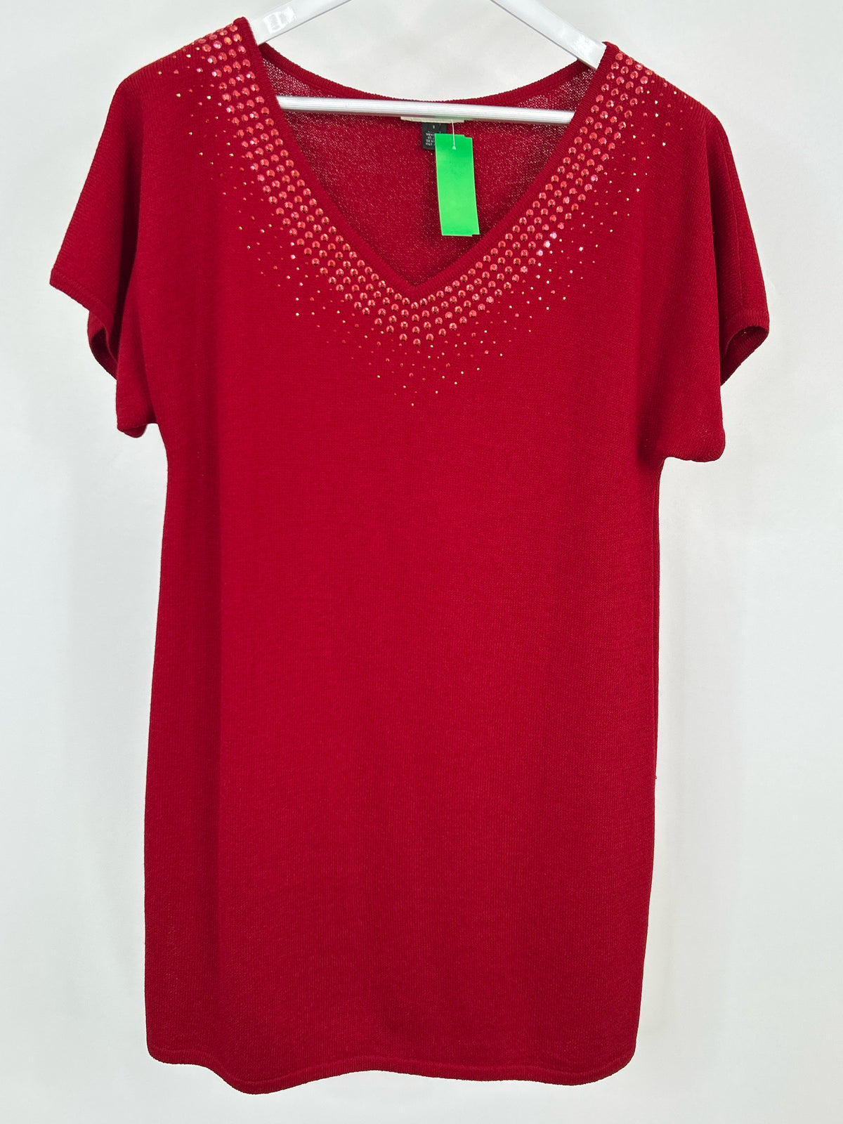 ST JOHN SPORT Size S Red Women Dress