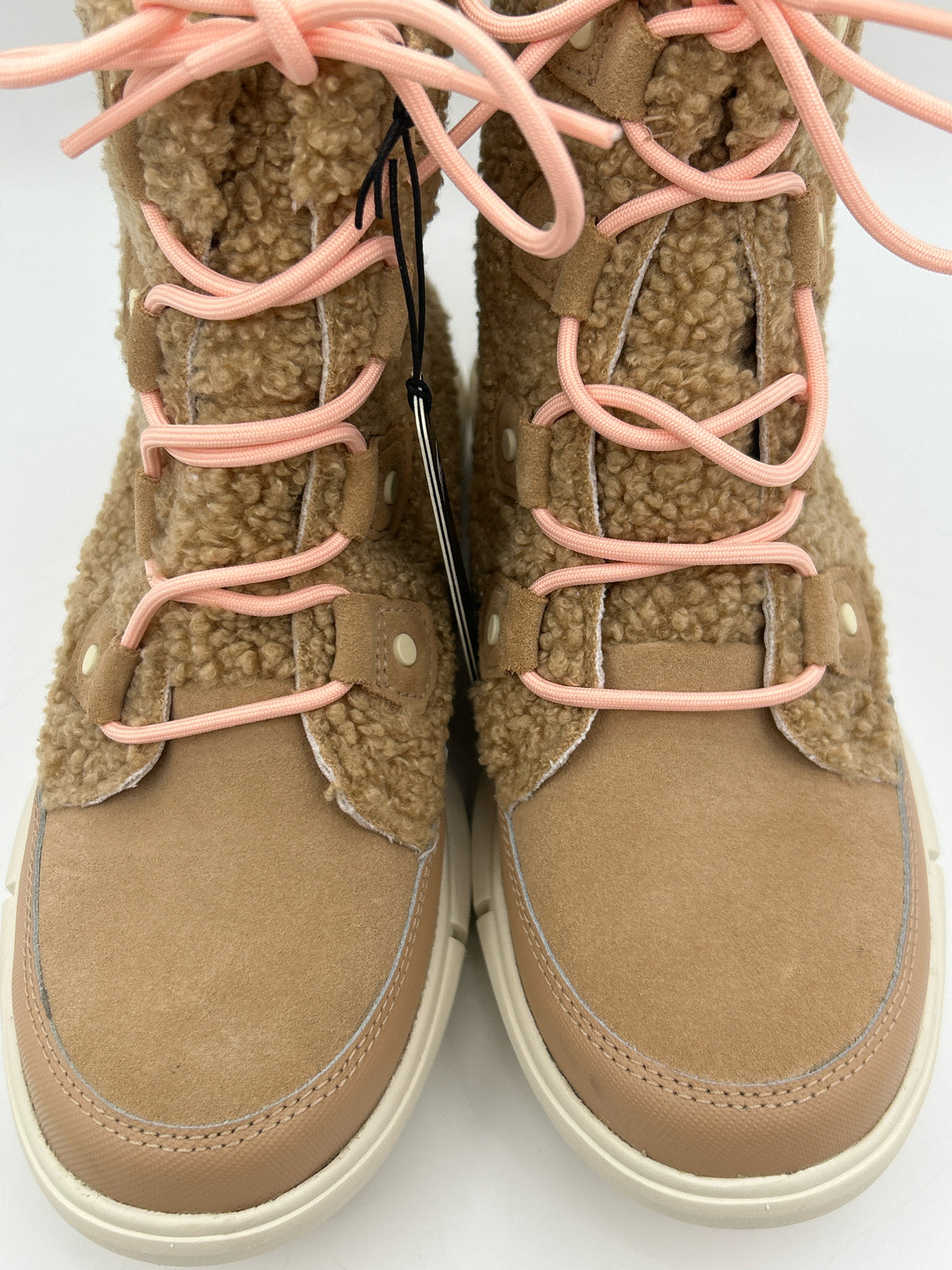 SOREL Size 7.5 BEIGE AND PINK Women Booties
