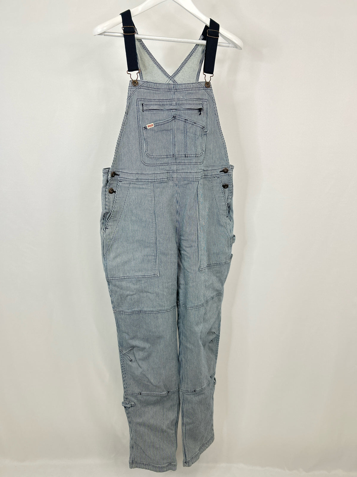 DULUTH TRADING COMPANY Size L blue and white Women Overall
