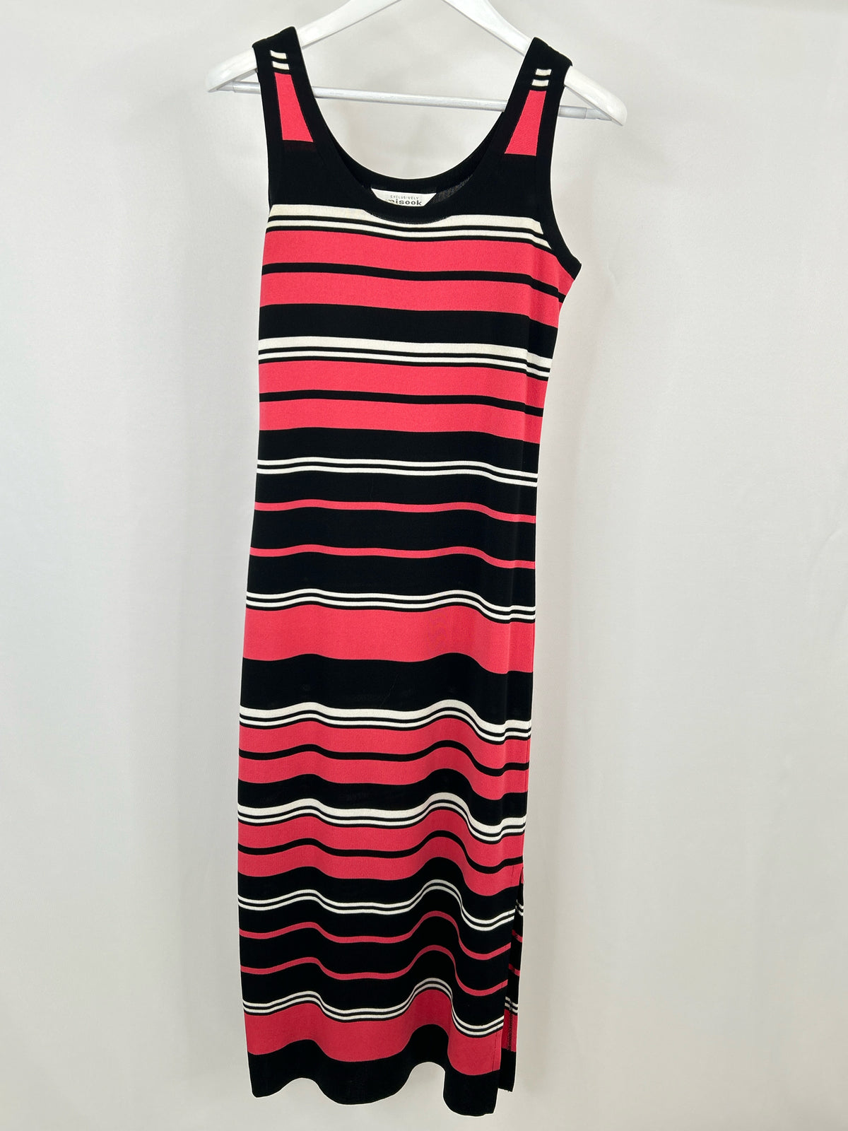 EXCLUSIVELY MISOOK Size S Pink and Black Women 2-Piece w/dress