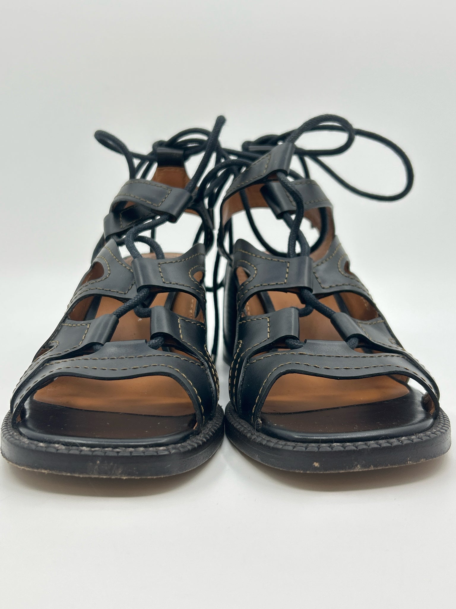 CHLOE Size 38 Black Women Sandal