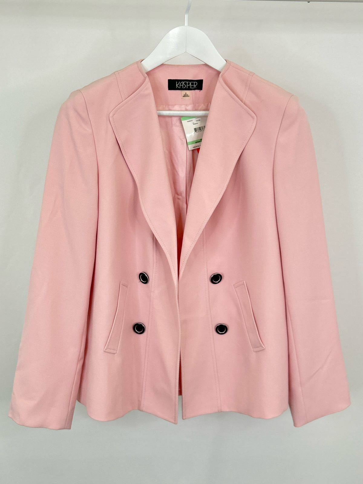 KASPER Size 8 Pink Women Blazer