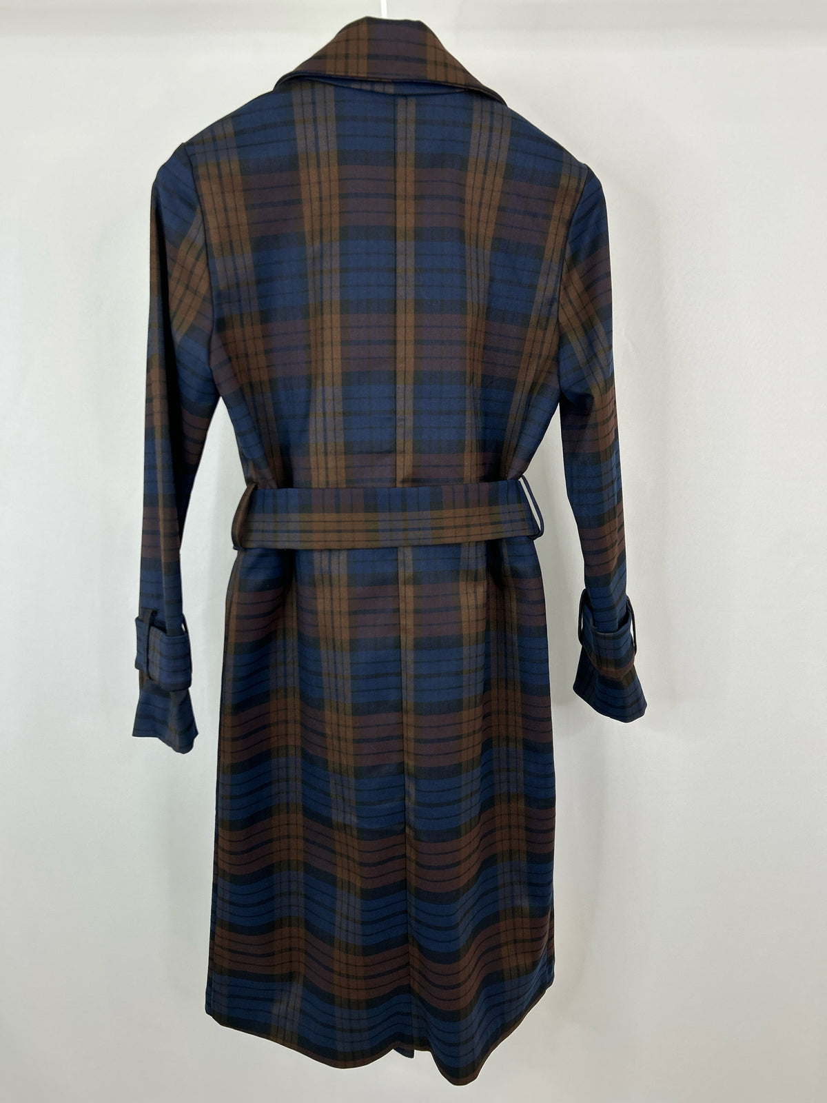 RACHEL ZOE Size S Brown and Navy Women Coat