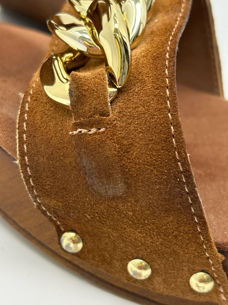 BELLA VITA Size 9.5W COGNAC Women's Sandal