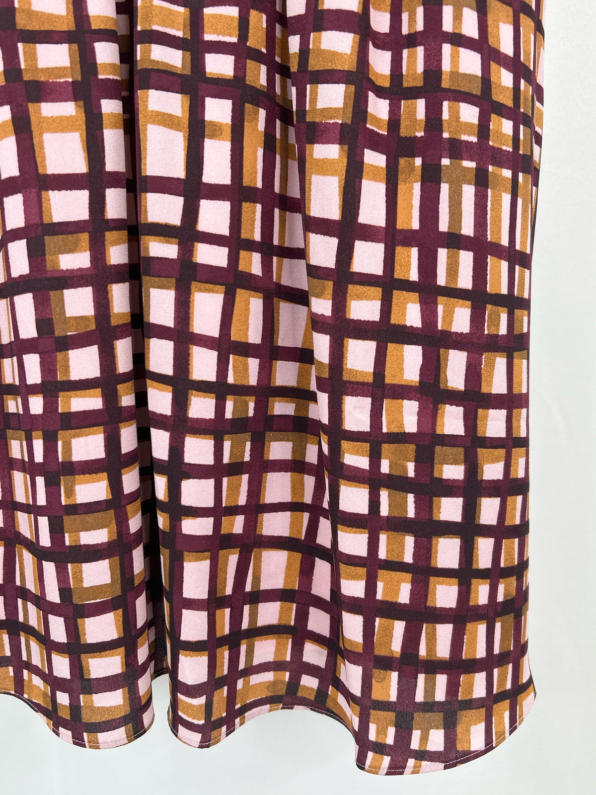 GAL MEETS GLAM Size 4 PINK AND BURGUNDY Women Dress