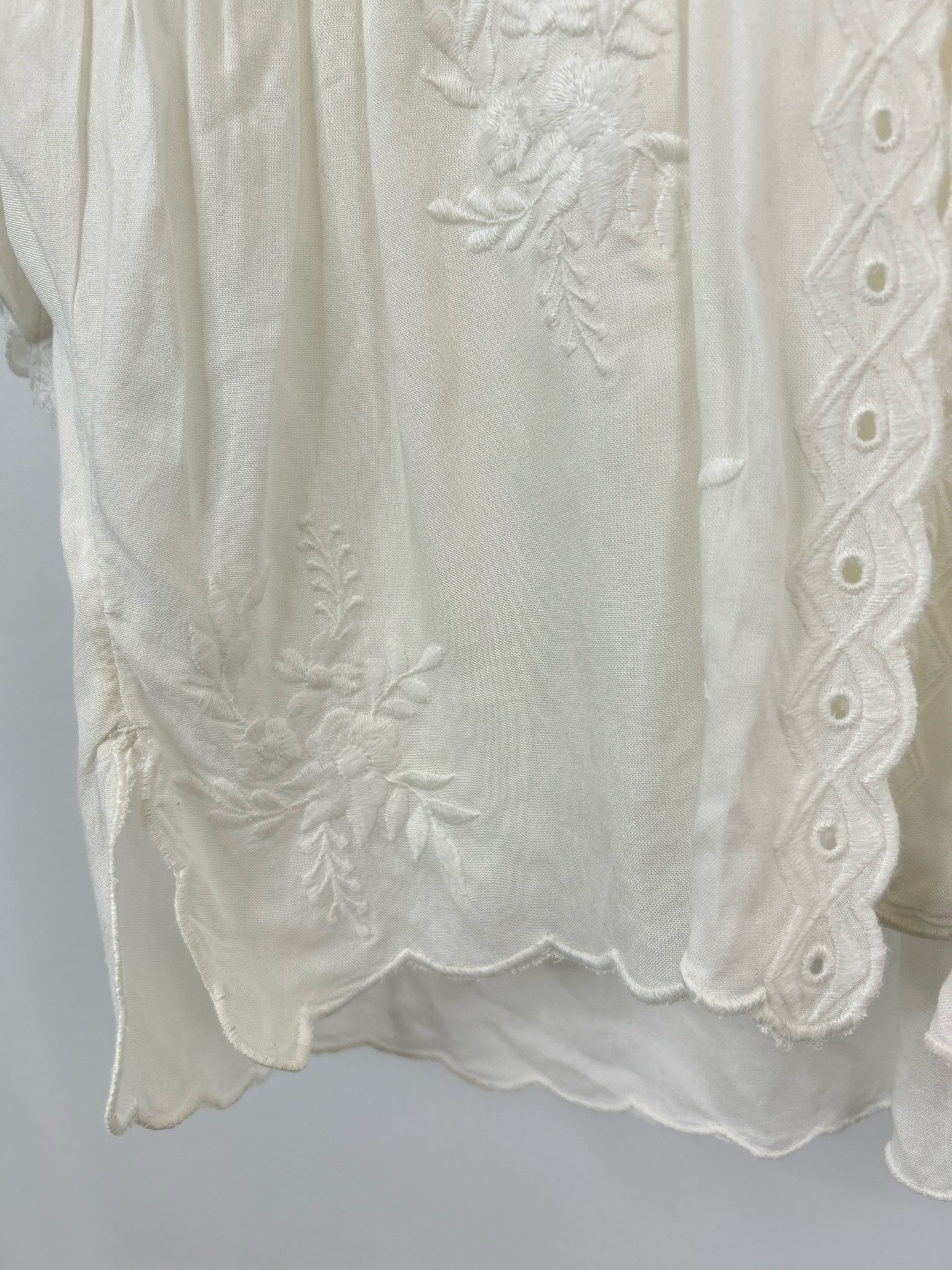 SOFT SURROUNDINGS Size L White Women 2-piece Set