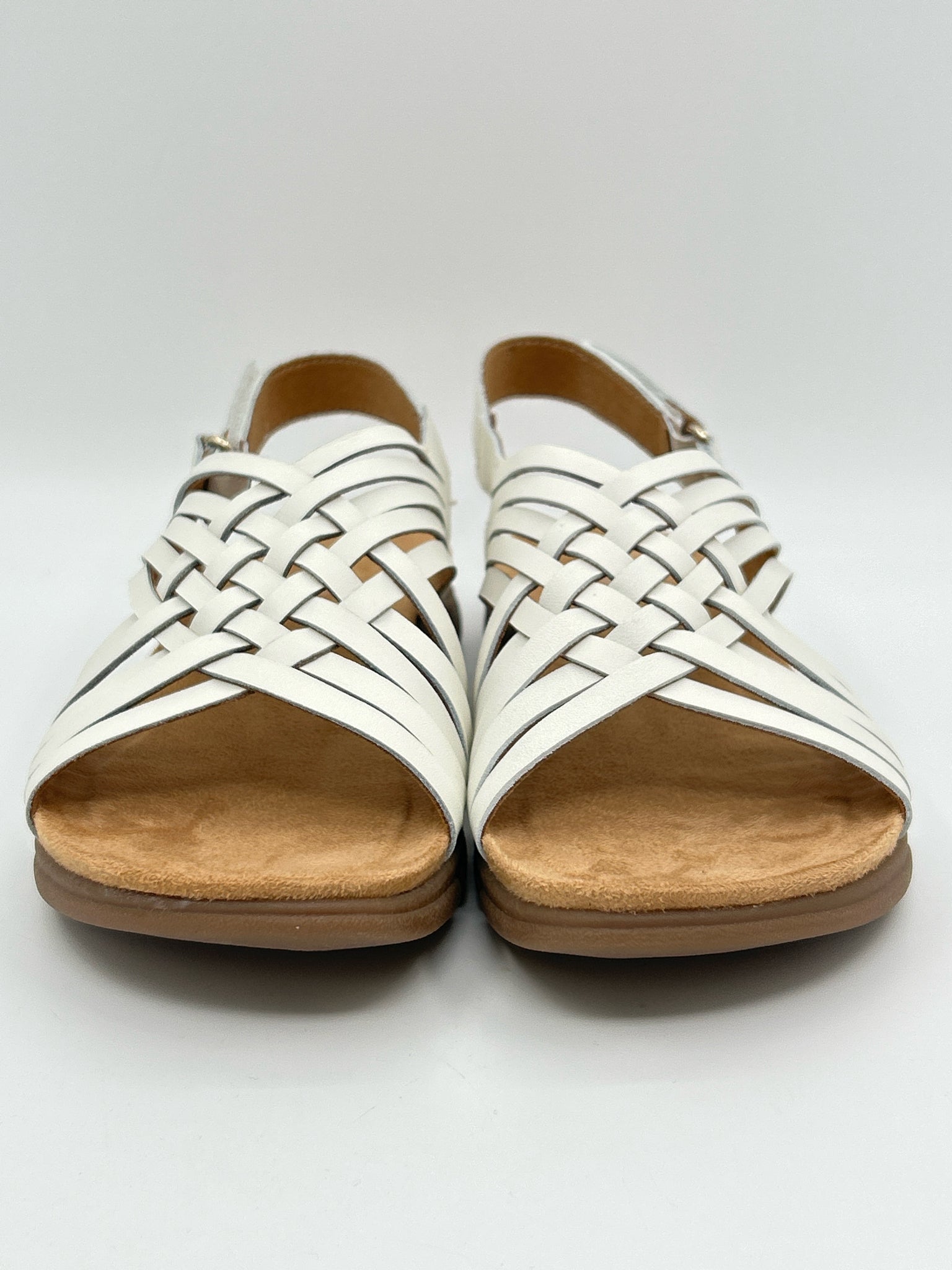 EASY SPIRIT Size 8.5M White Women Sandal