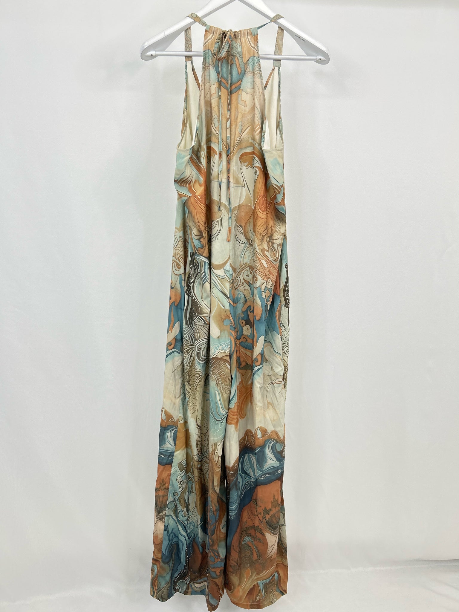 Oyrosy Size L TEAL AND BROWN Women Jumpsuit
