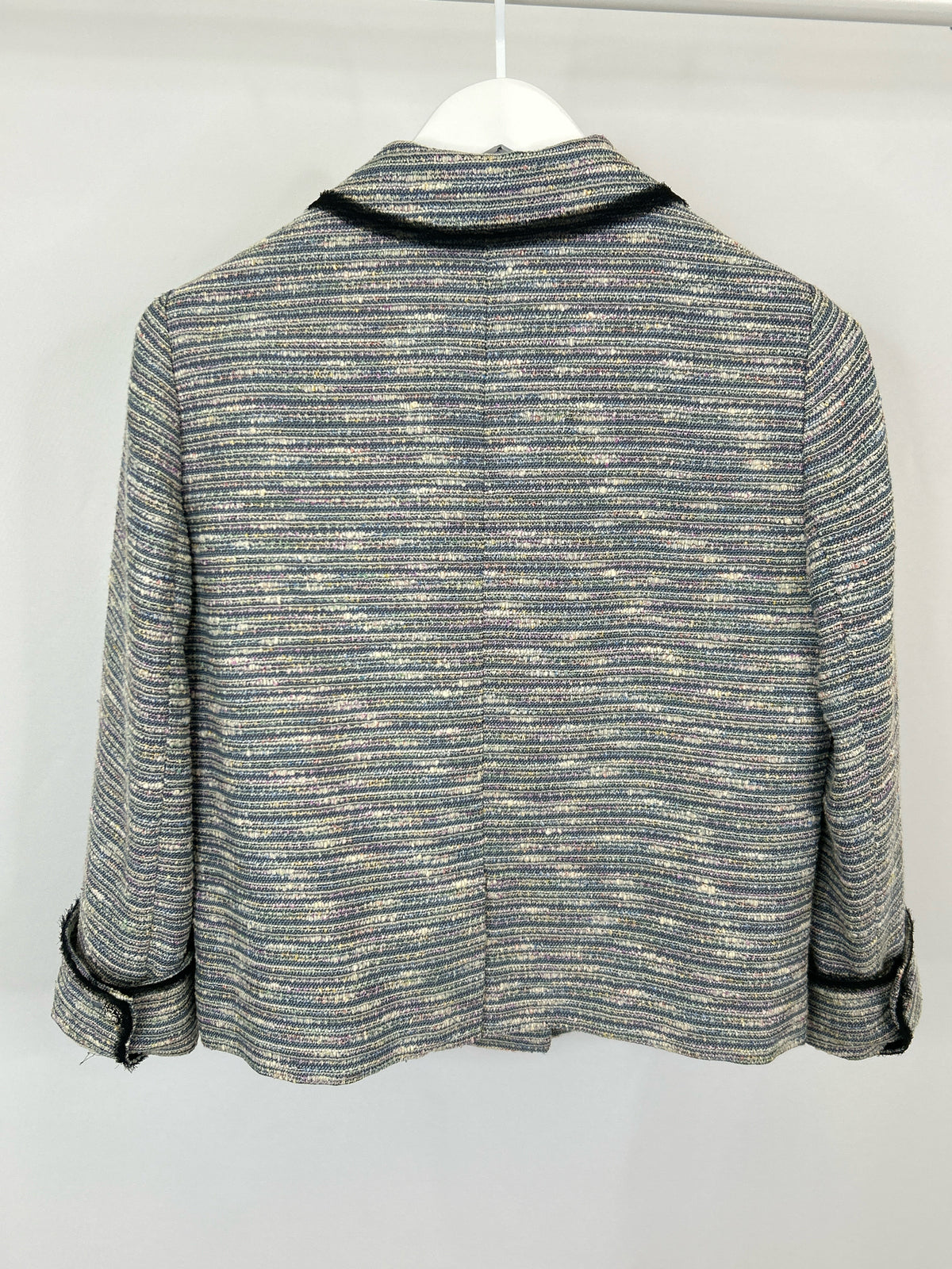 COQUILLE Size XS/S Blue Print Women Blazer
