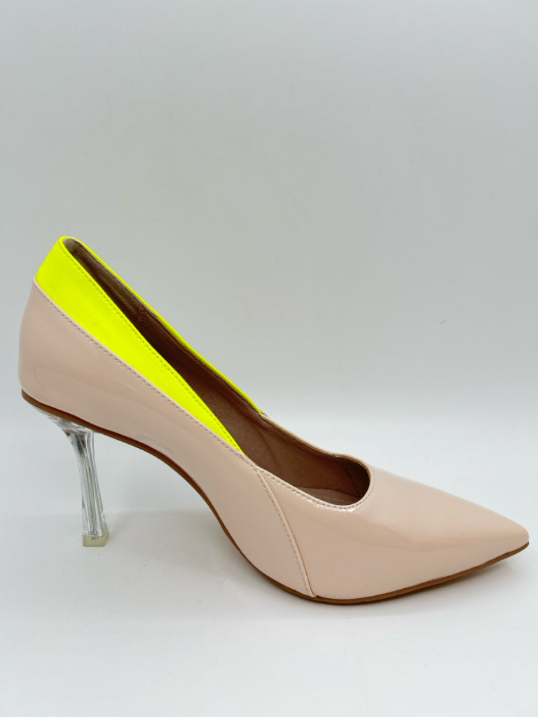 Beautiisoles Size 9 Blush Women's Pumps