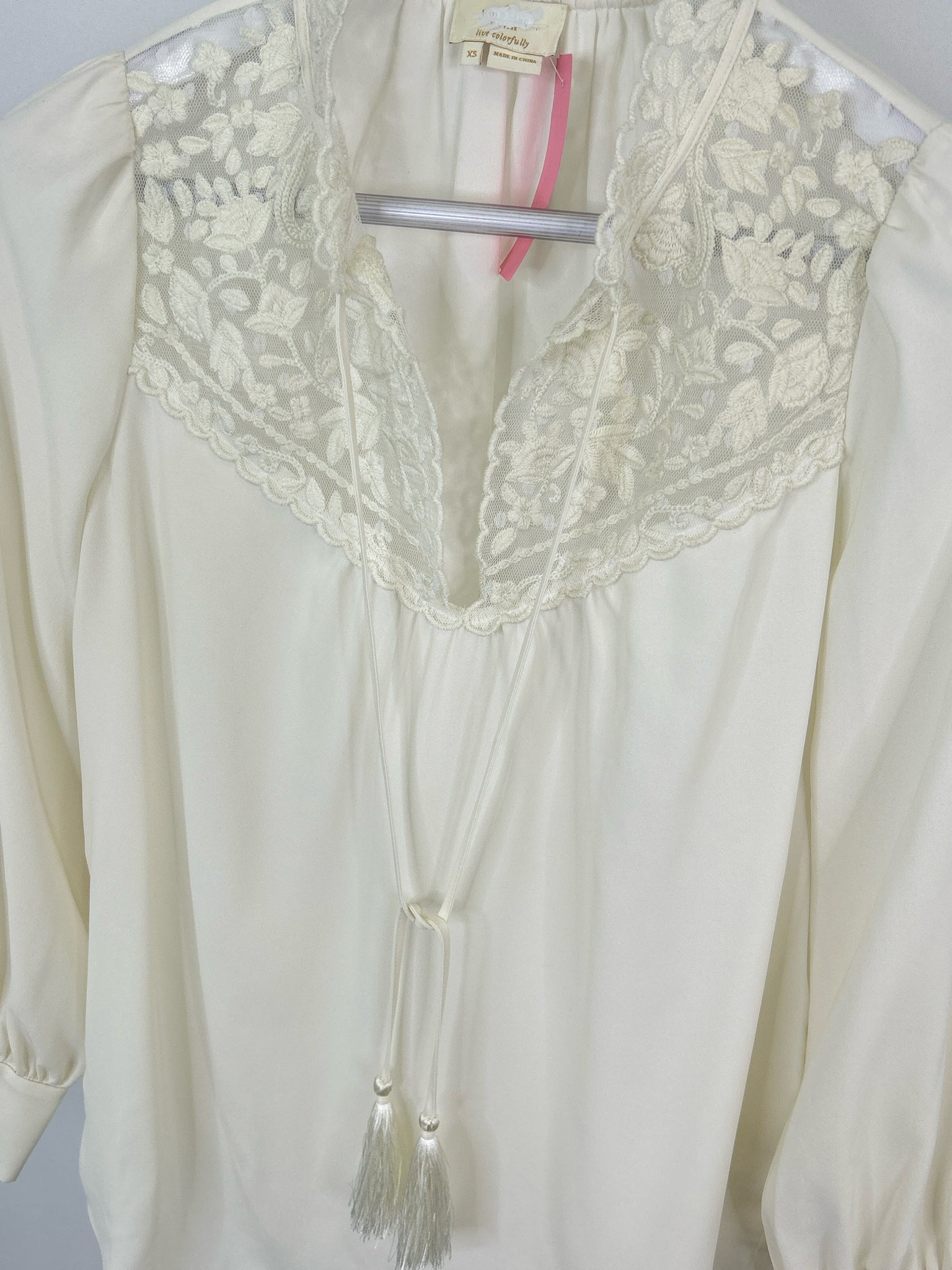 KATE SPADE Size XS Ivory Women Blouse