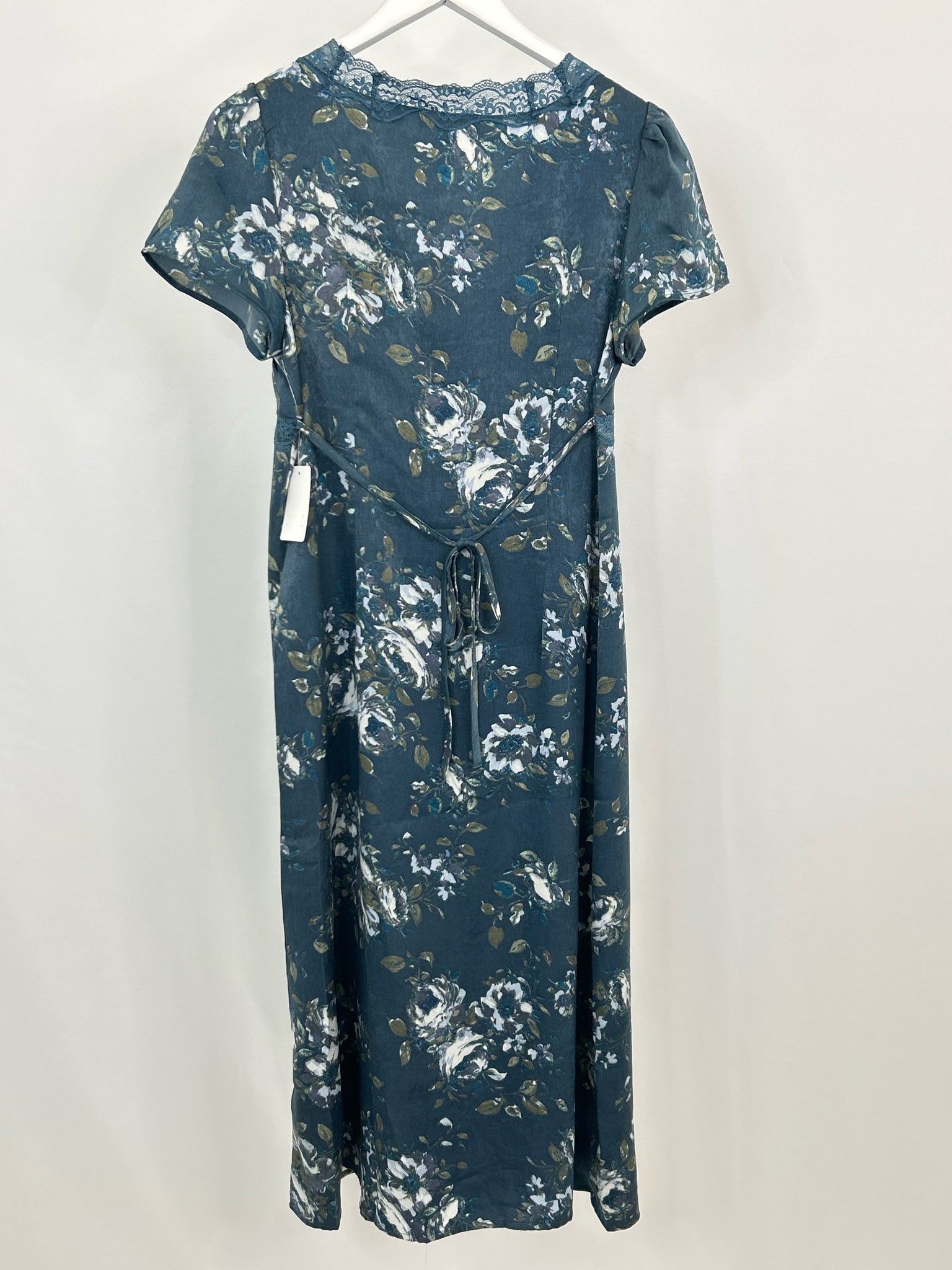 LUCKY BRAND Size M Blue Floral Women Dress NWT