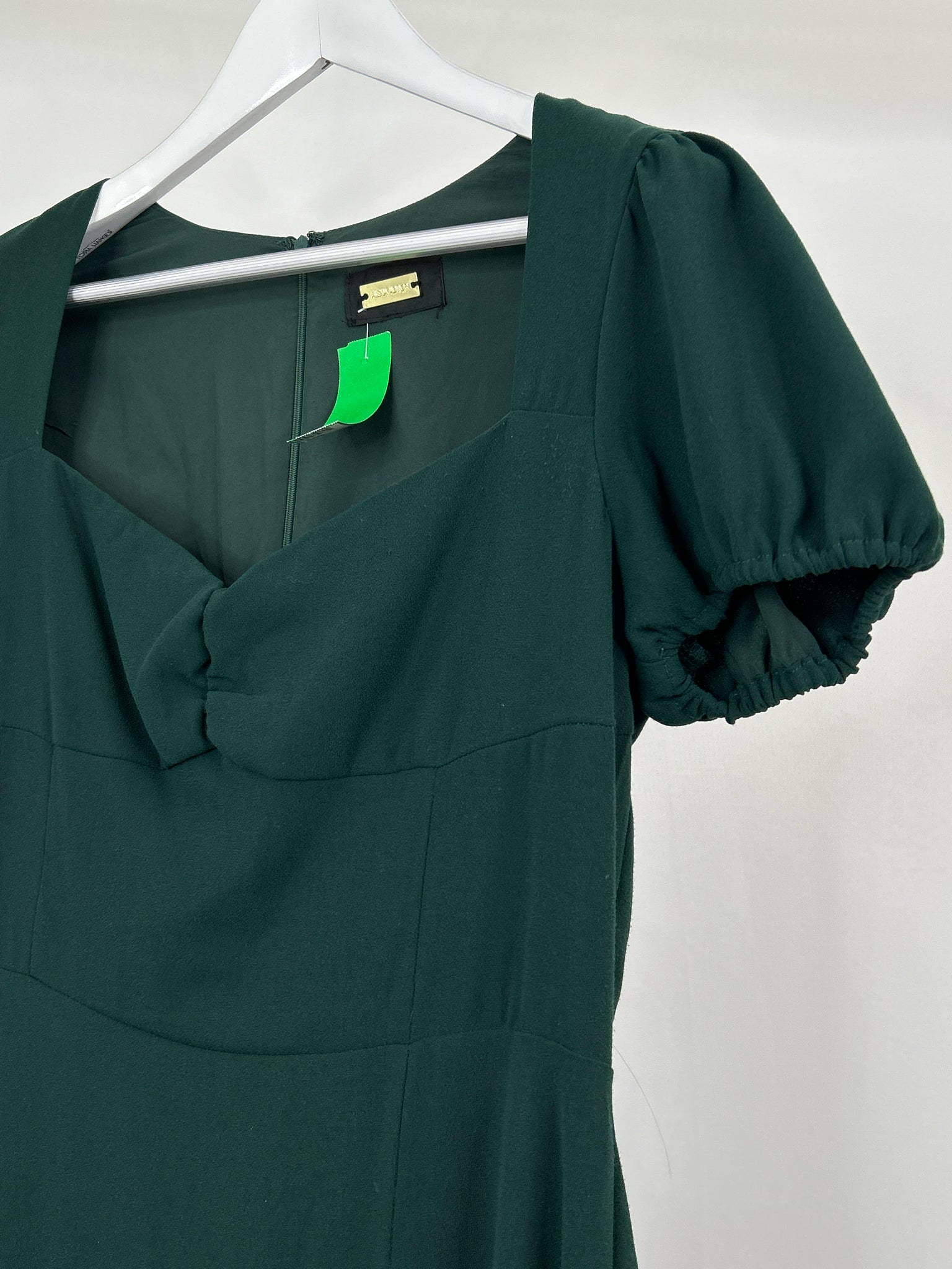 ALEXIA ADMOR Size M Dark Green Women Dress