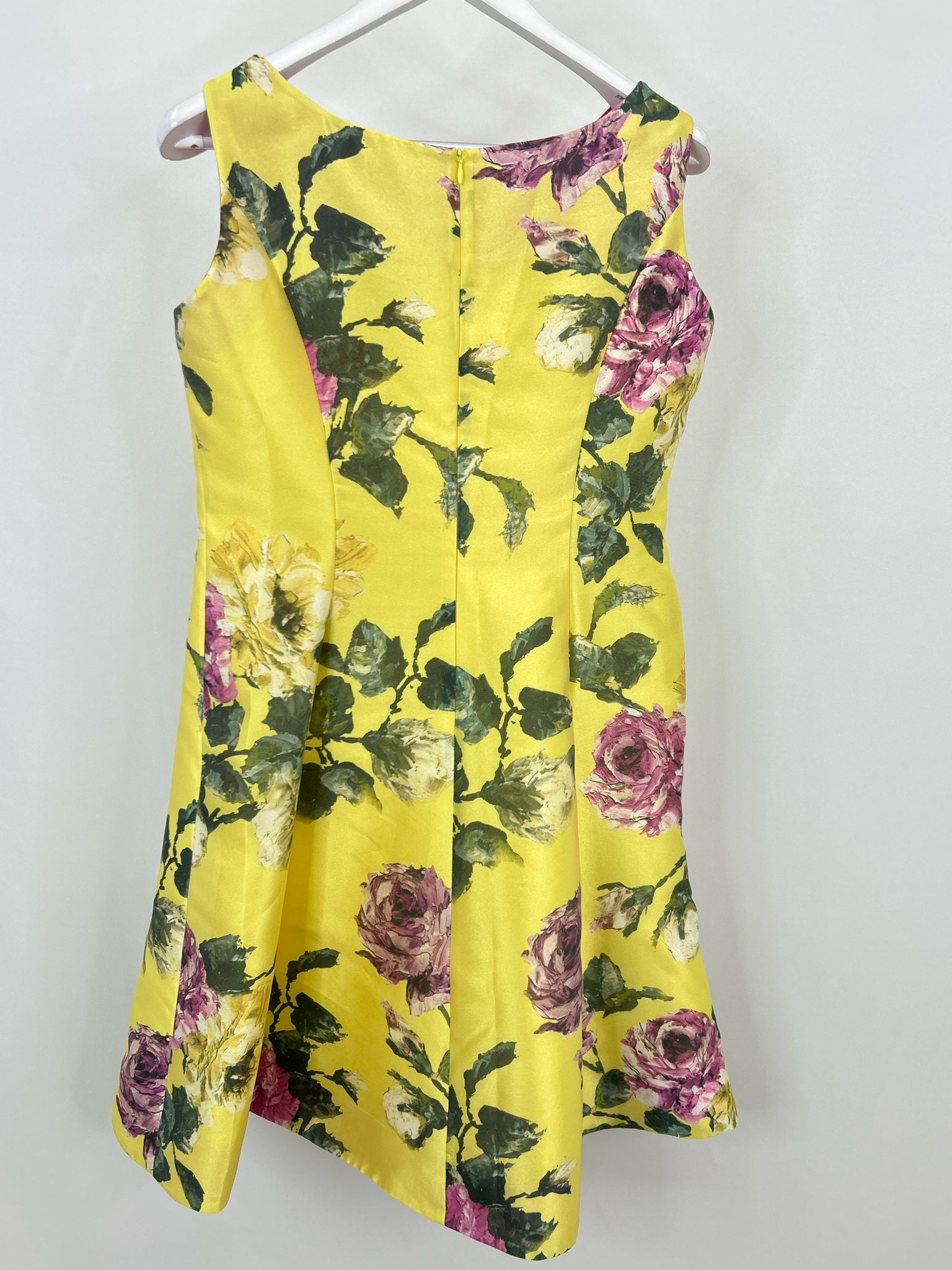 Maria Coca Collection Size 12 YELLOW FLORAL Women Dress