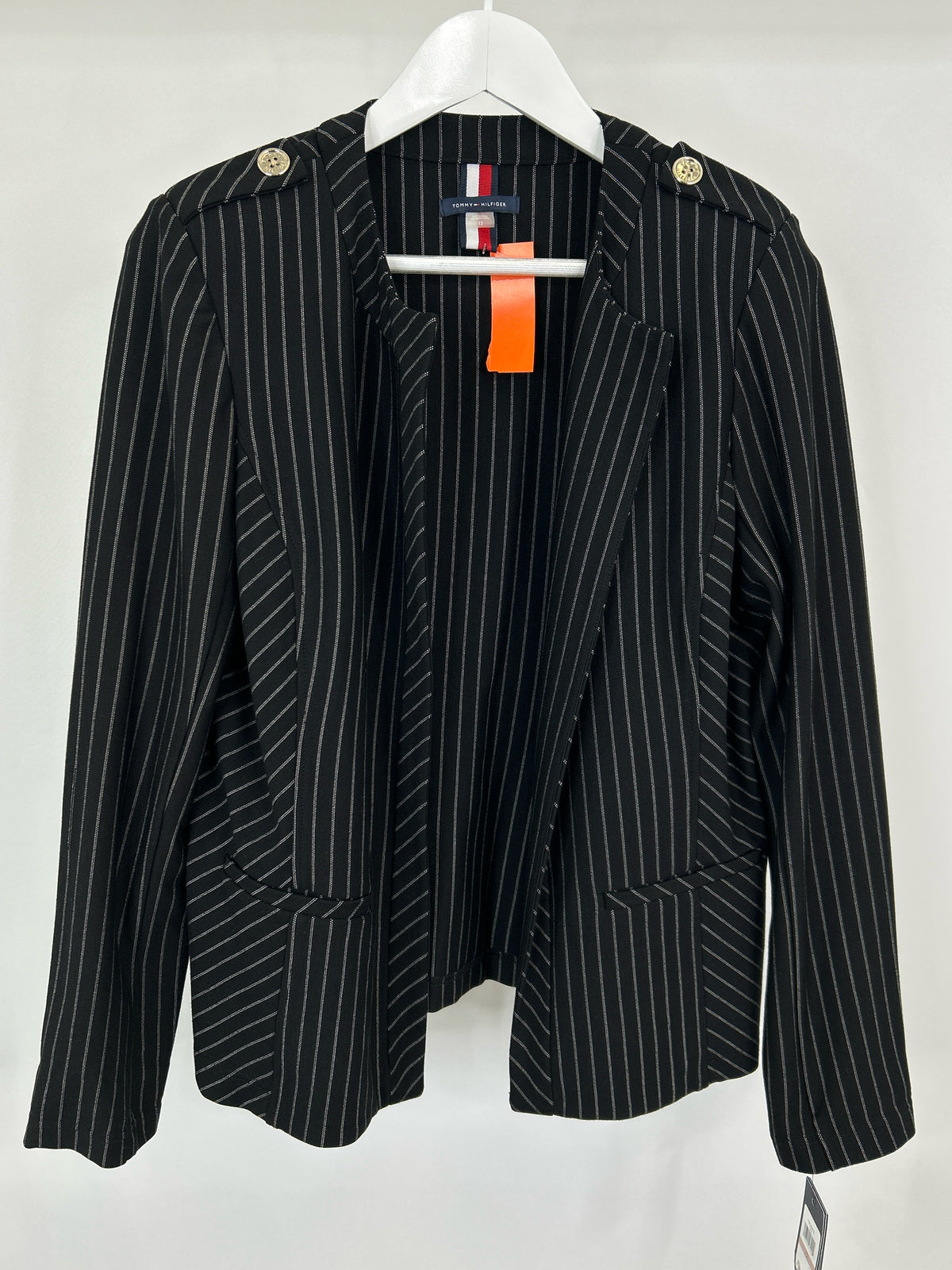 TOMMY HILFIGER Size 12 Black Women Blazer
