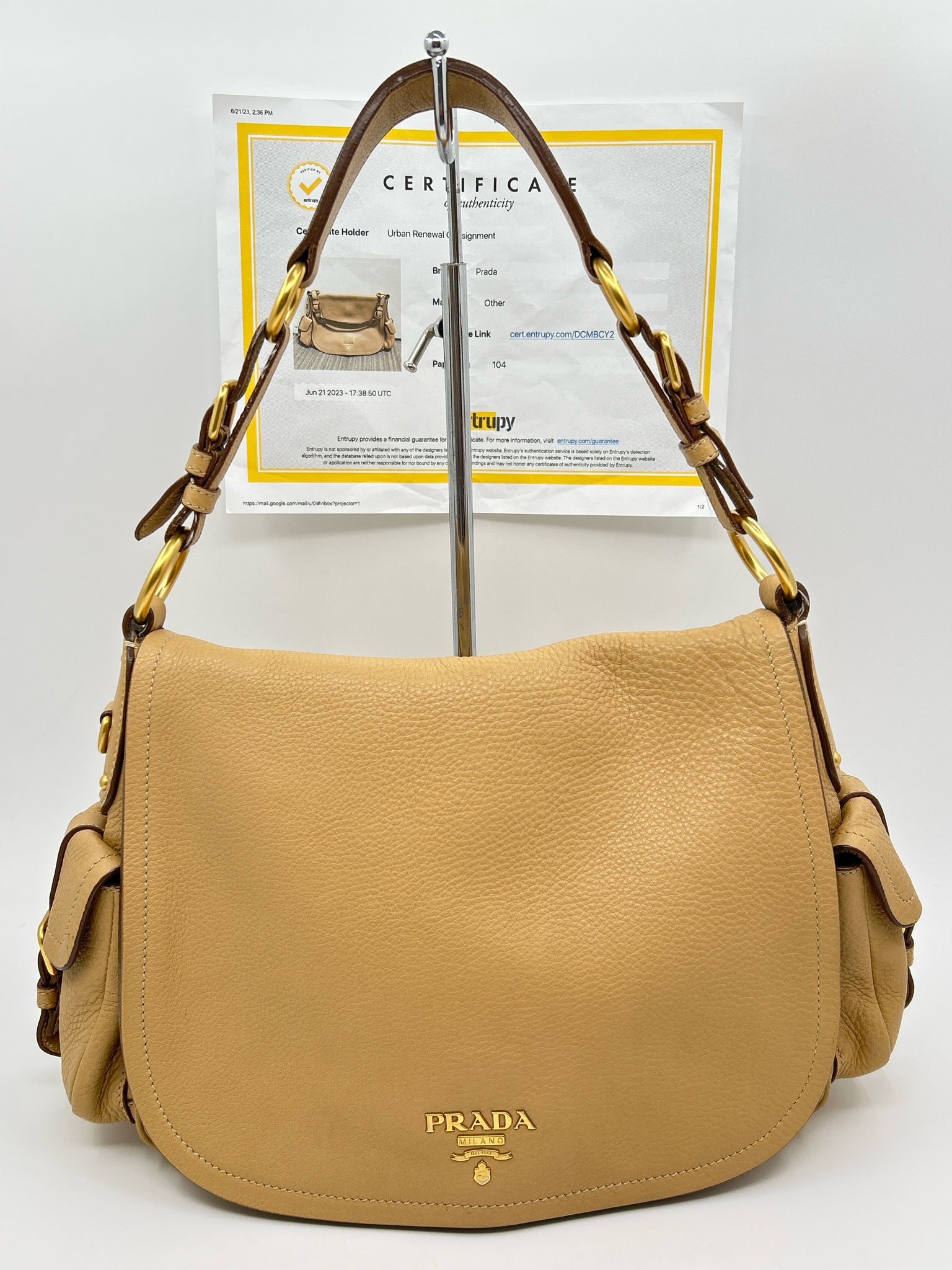 PRADA Beige Women Purse