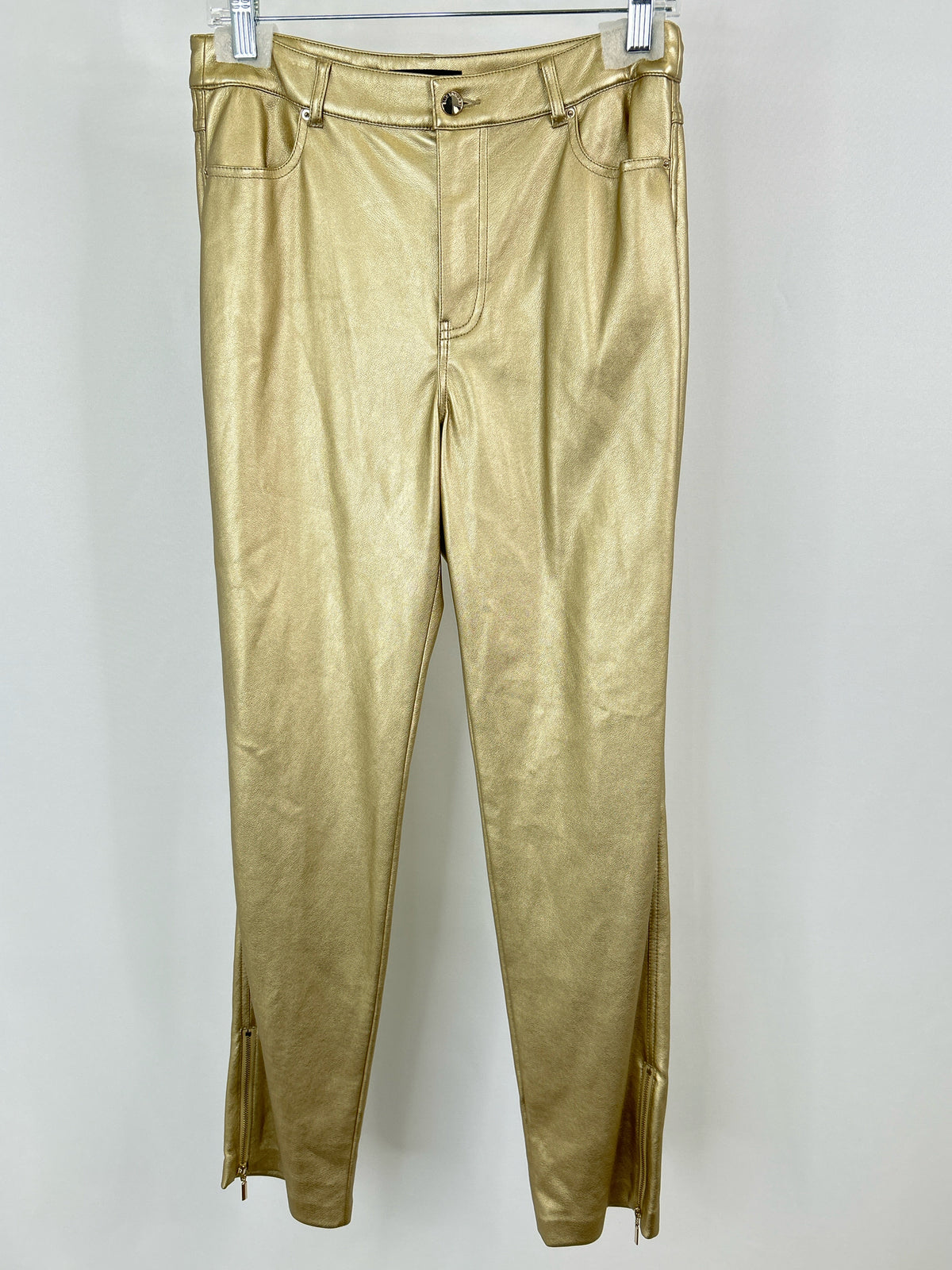 ELIE TAHARI Size 8 Gold Women Pants NWT