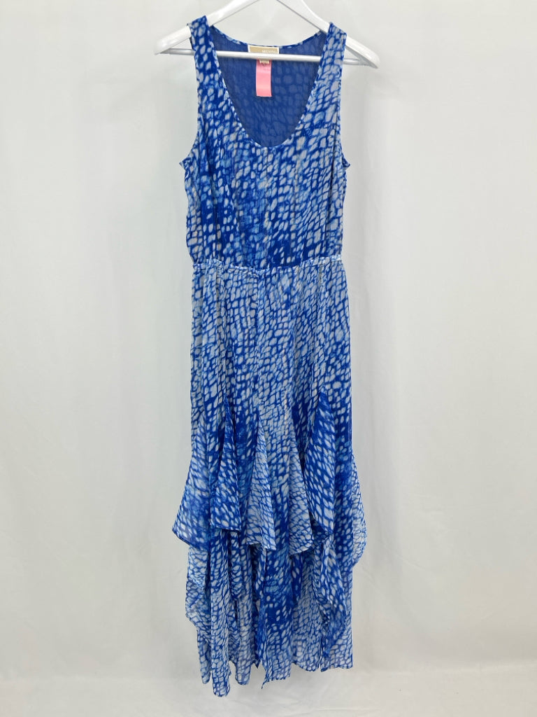 MICHAEL MICHAEL KORS Women Size M Blue Print Dress