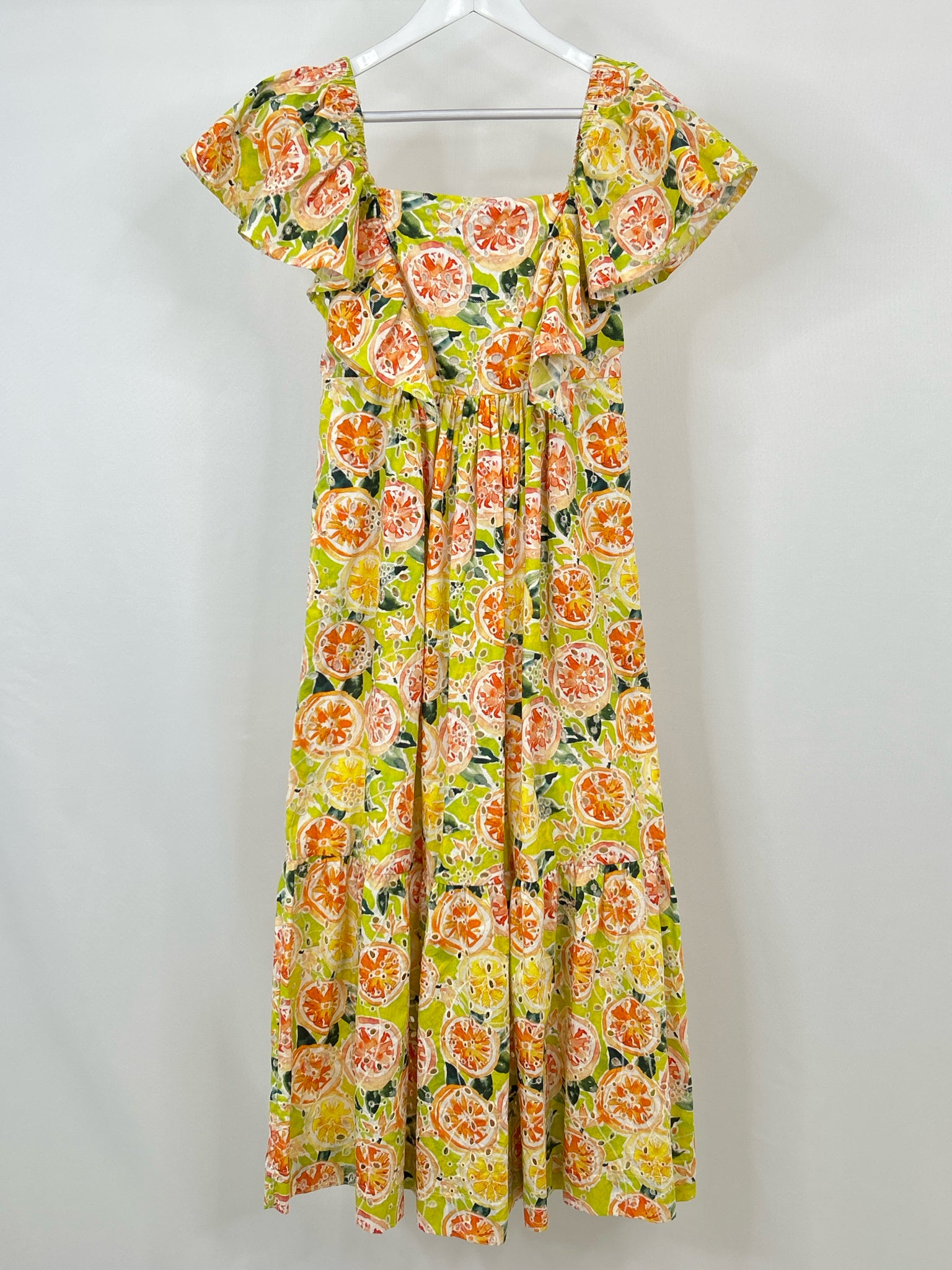BOO GEMES Size M Yellow and Orange Women Dress