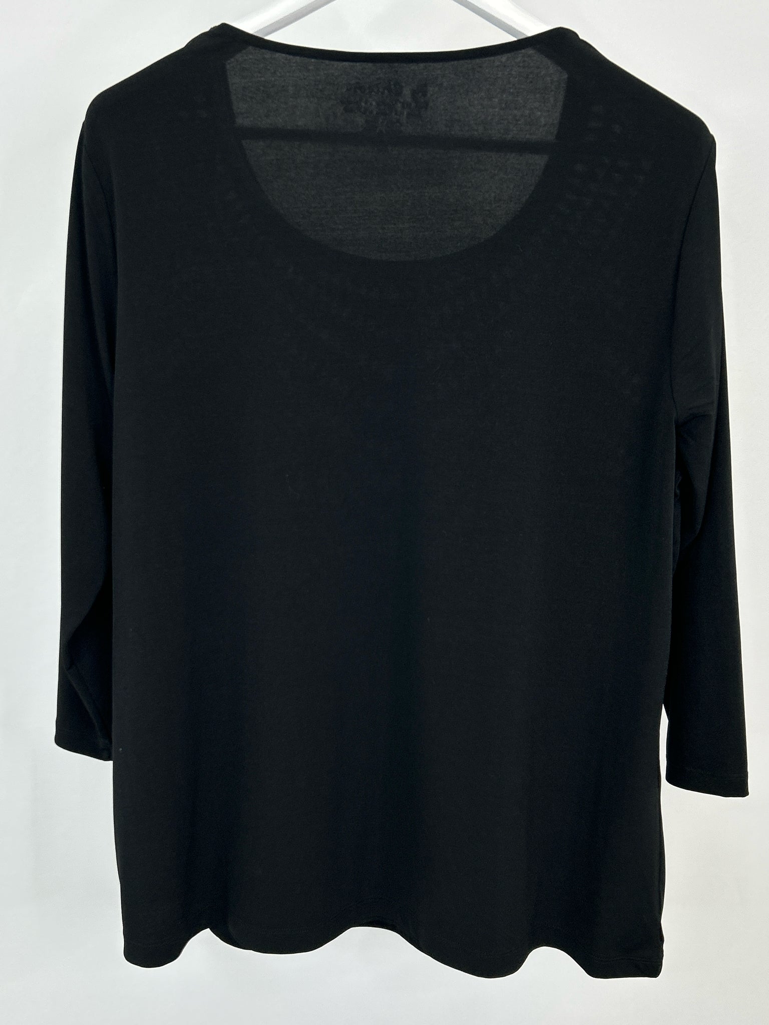 CHICO'S Size 16 Black Women Top