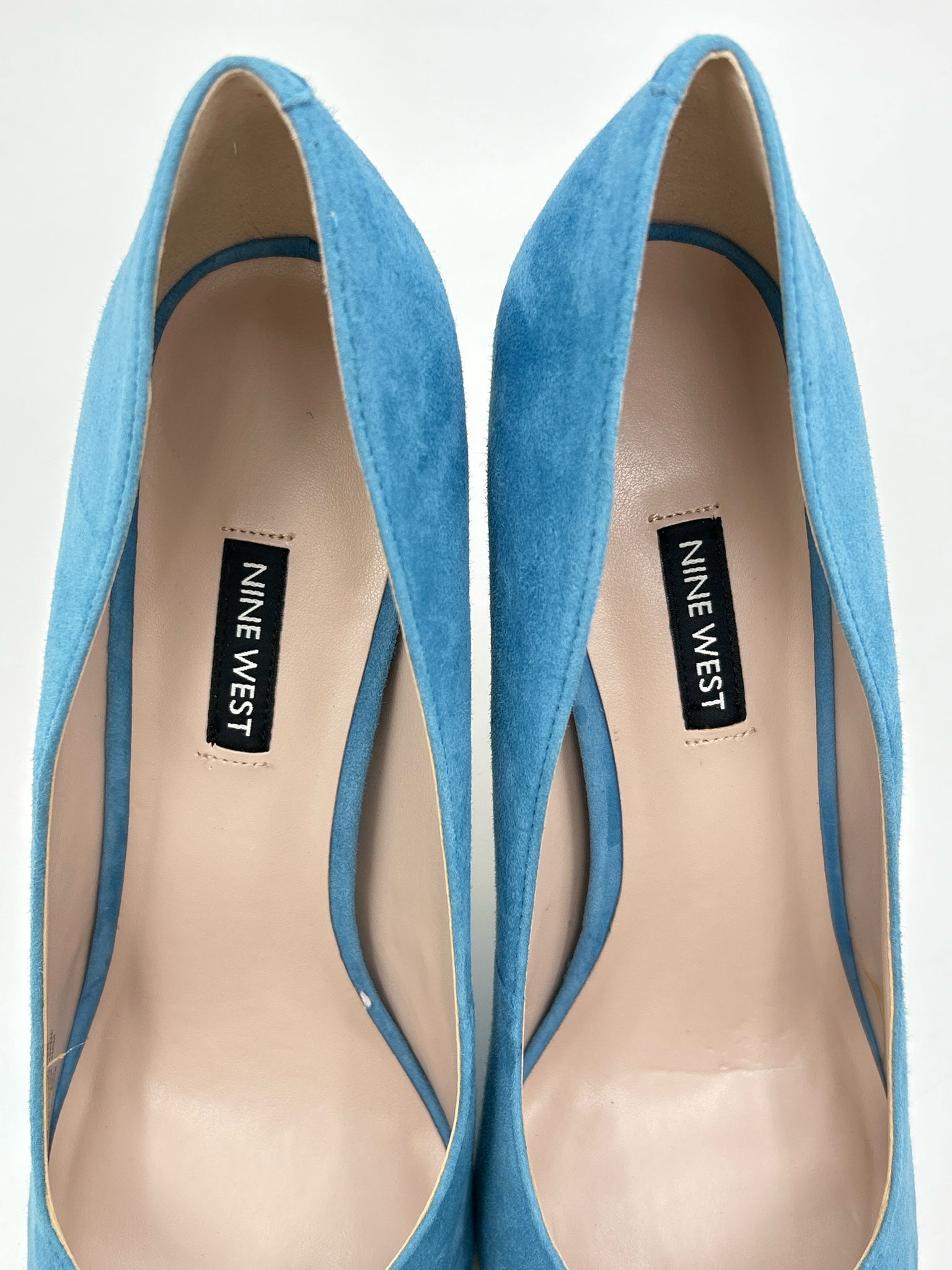 NINE WEST Size 11M Blue Women Pumps