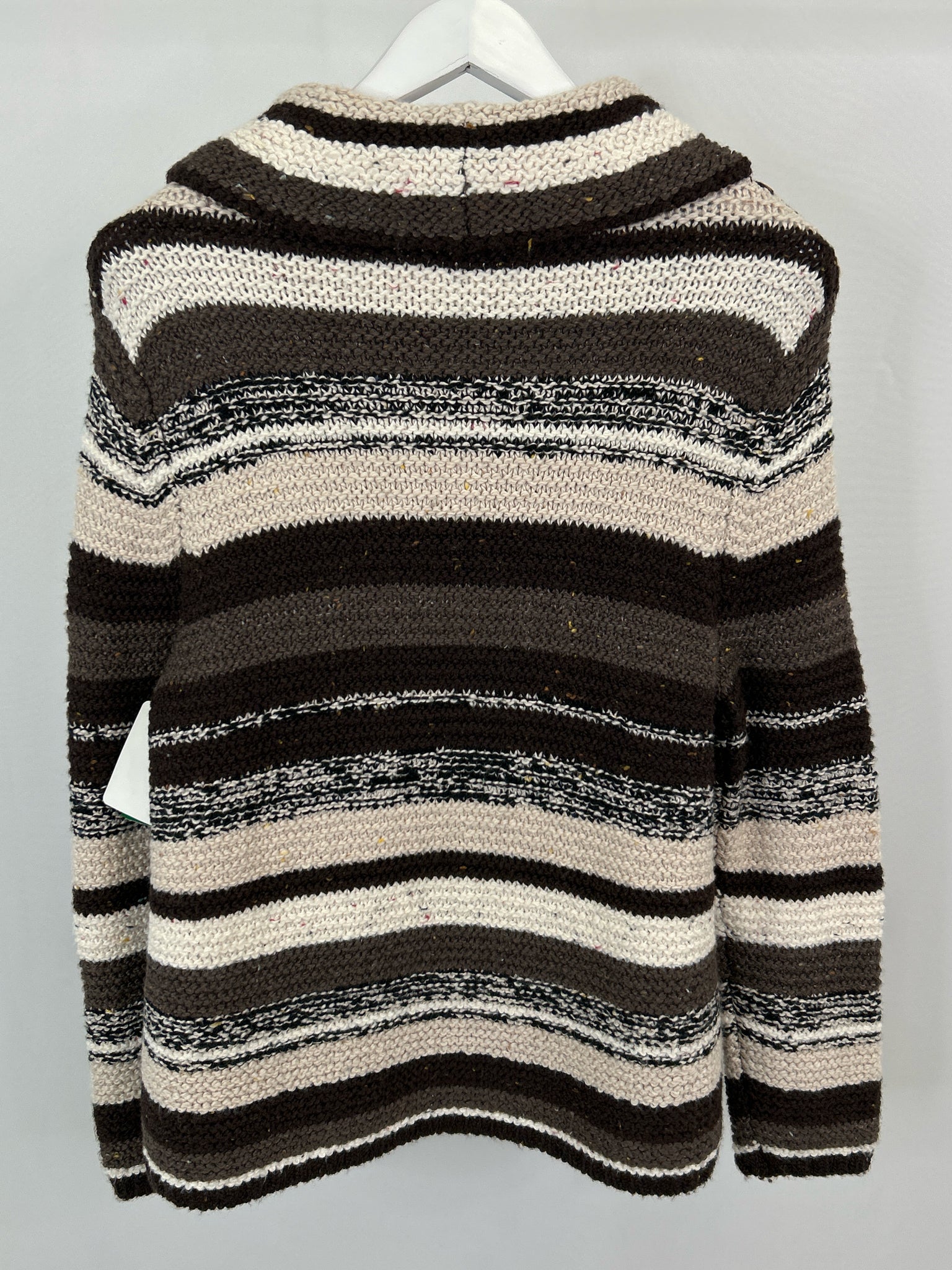 HABITAT Size S Brown and White Women Sweater