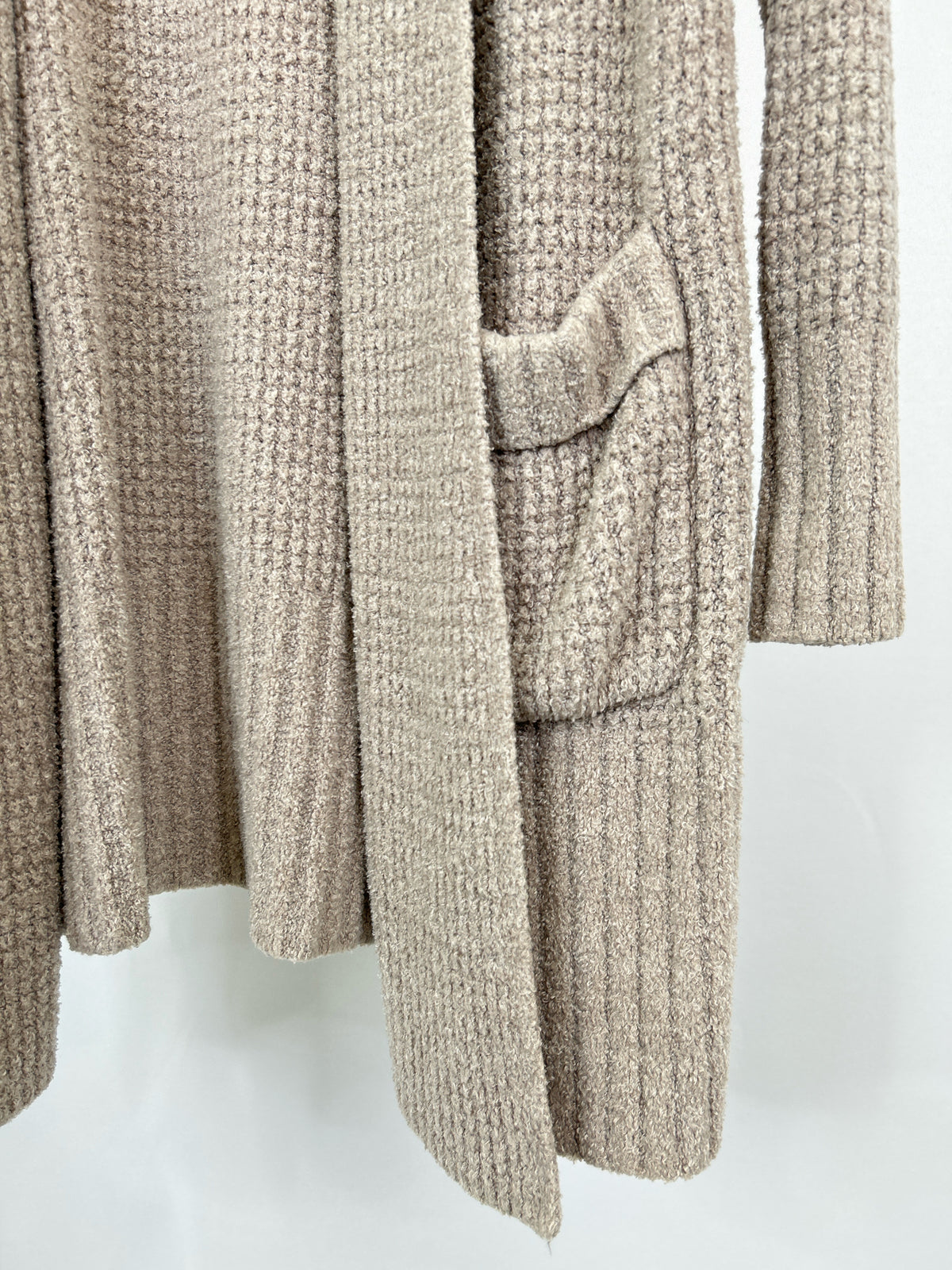 BAREFOOT DREAMS Size L Tan Women Cardigan