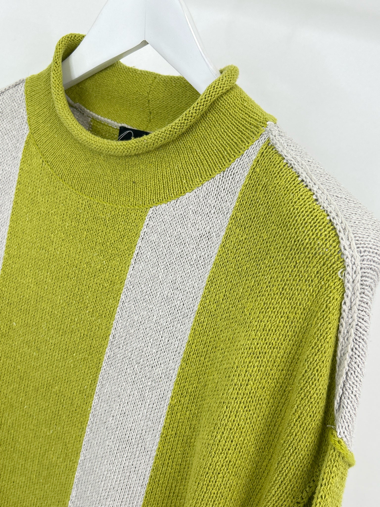 OLIVIA BY HABITAT CLOTHES Size S Green and Gray Women Sweater