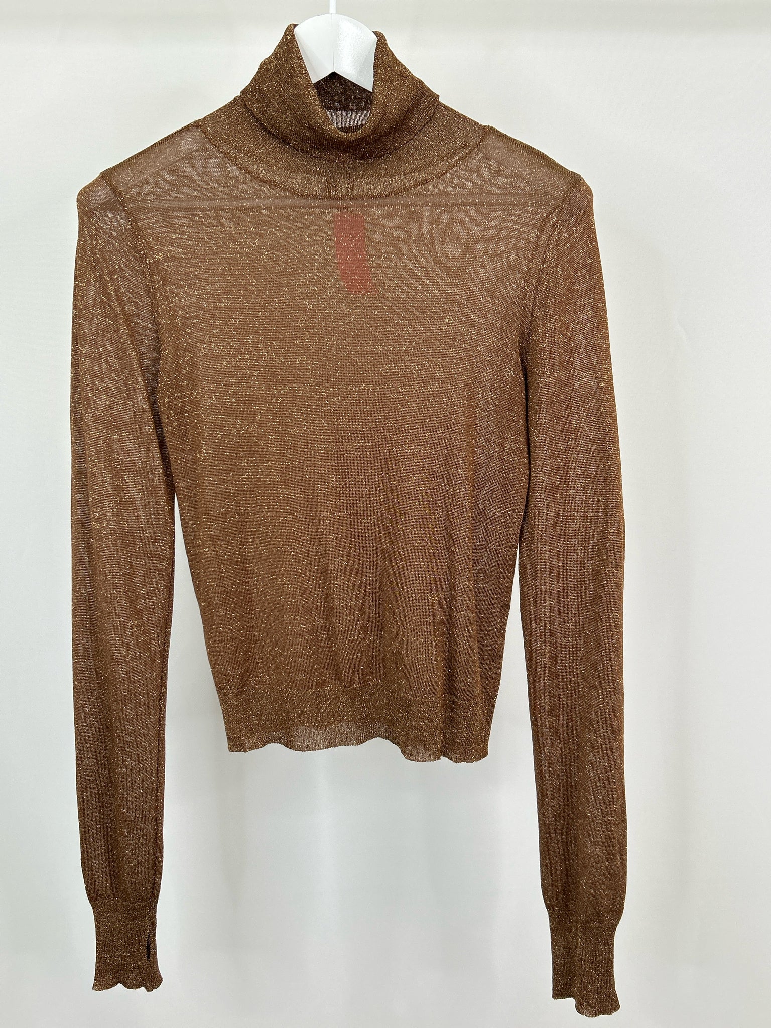 MARCIANO Size M Brown Metallic Women Top