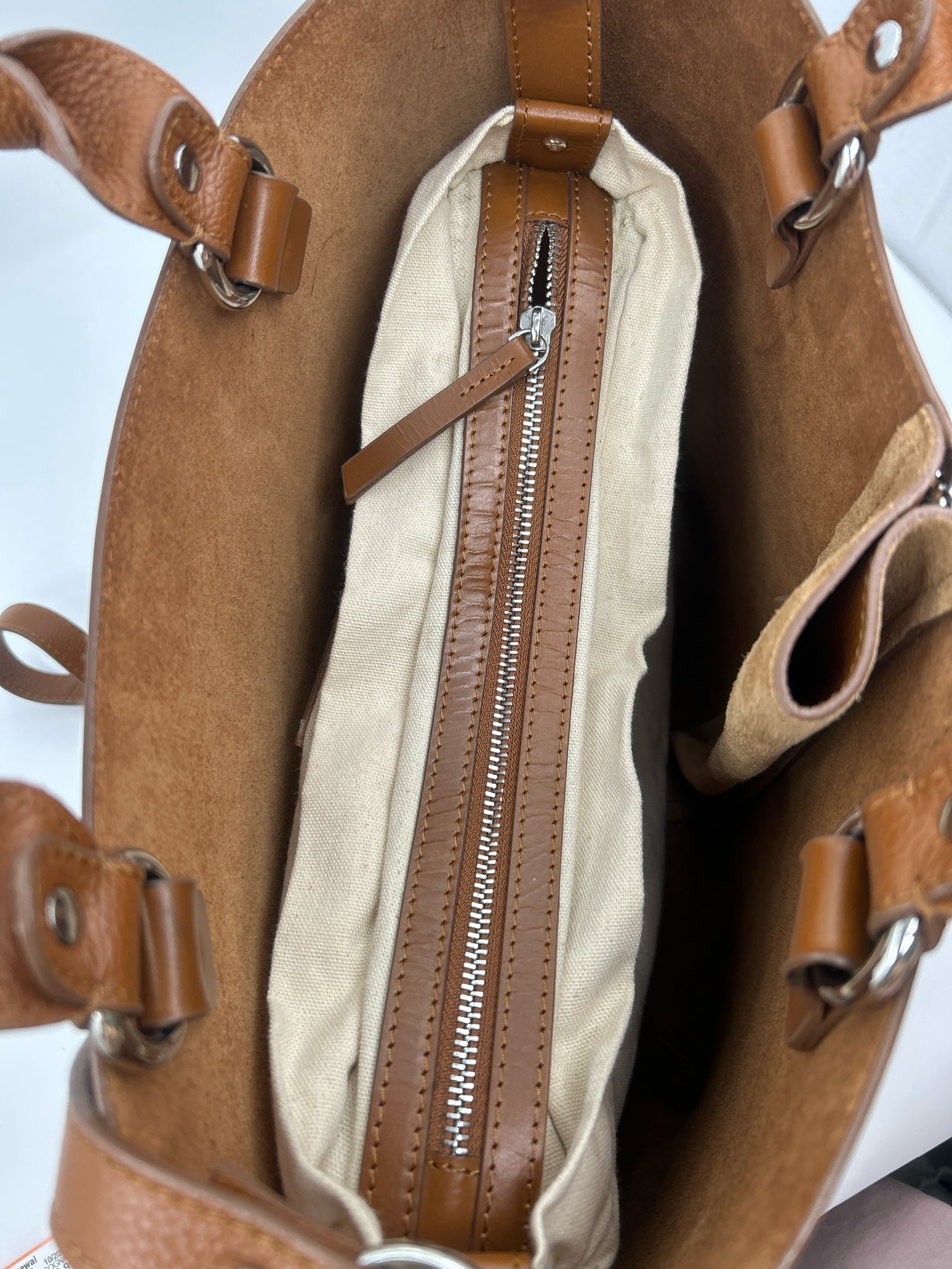 ZARA COGNAC Women Tote