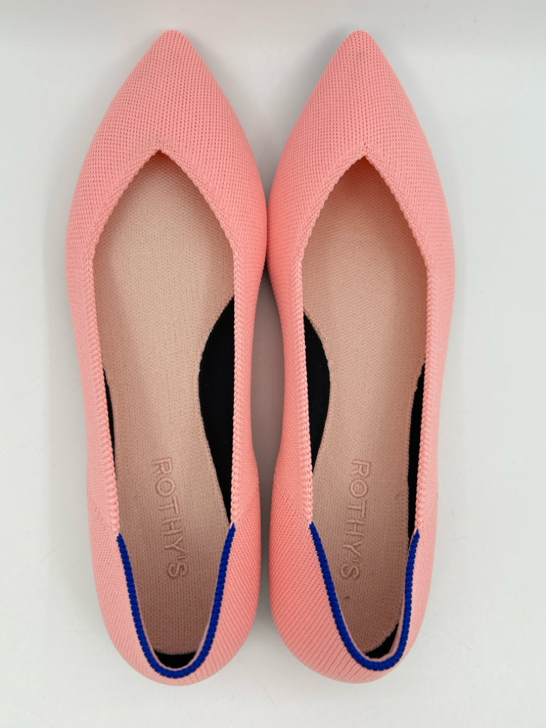ROTHY'S NWOB Size 9W Pink Women's Flats